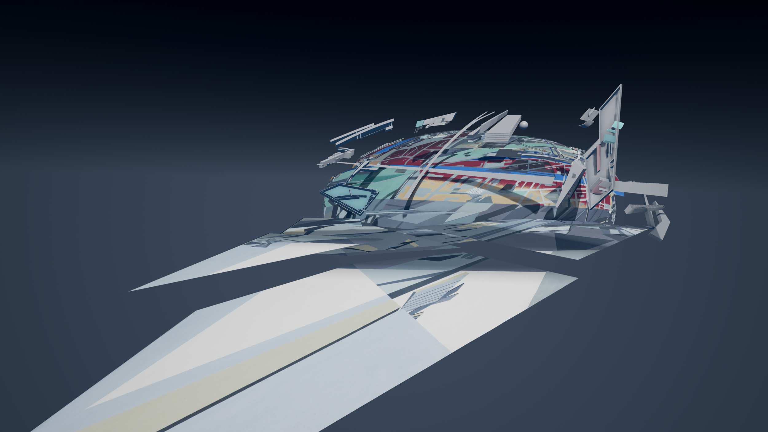Zaha Hadid Paintings: The World — Zaha Hadid Virtual Reality Group