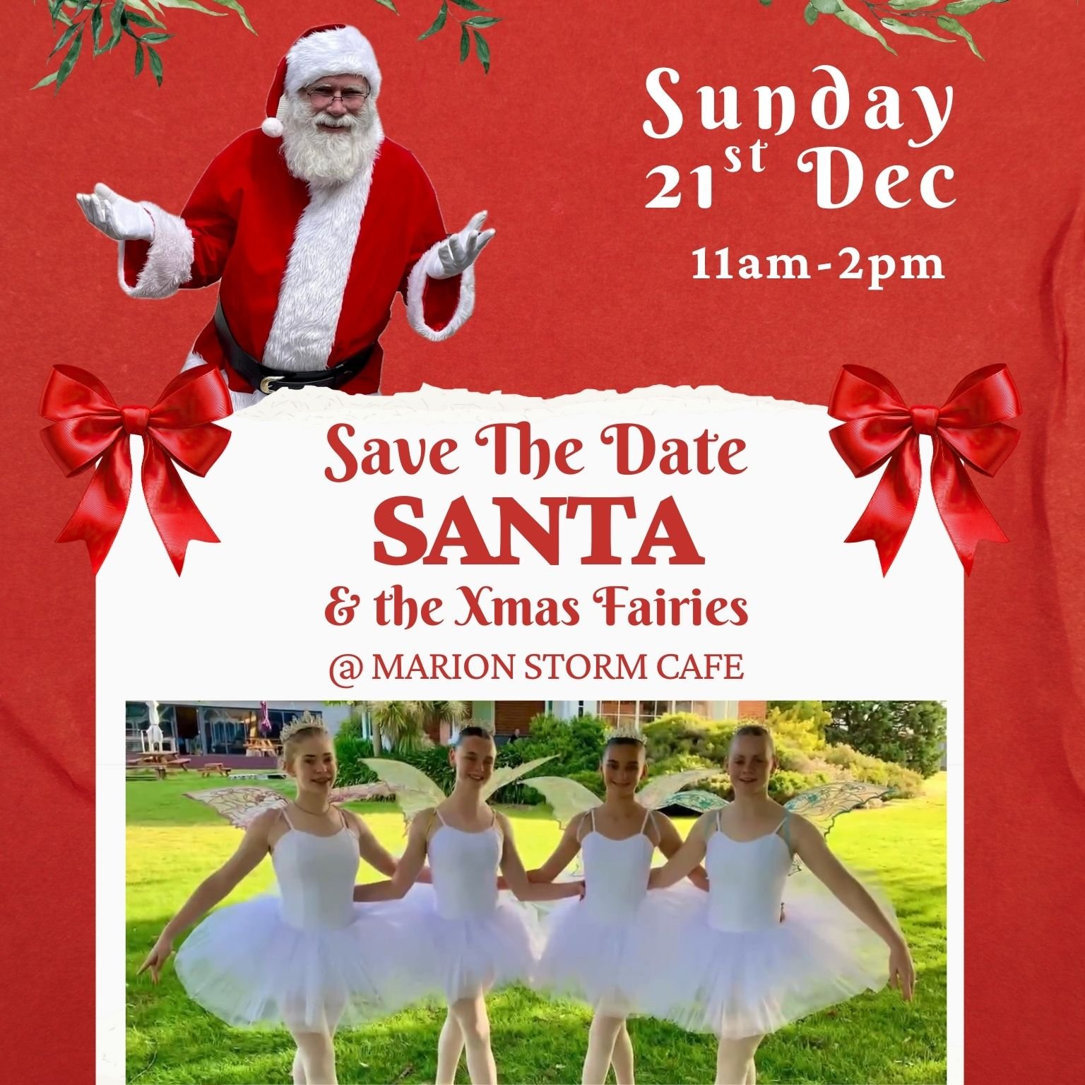 Santa & the Christmas Angels @ Marion Storm Cafe