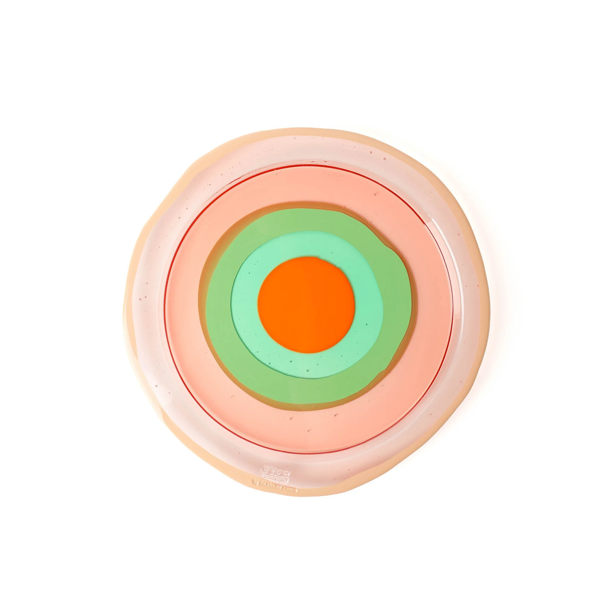 Try Tray Round Extra Colour - Fluo Orange, Aqua, Dark Mint, Light Ruby, Peach