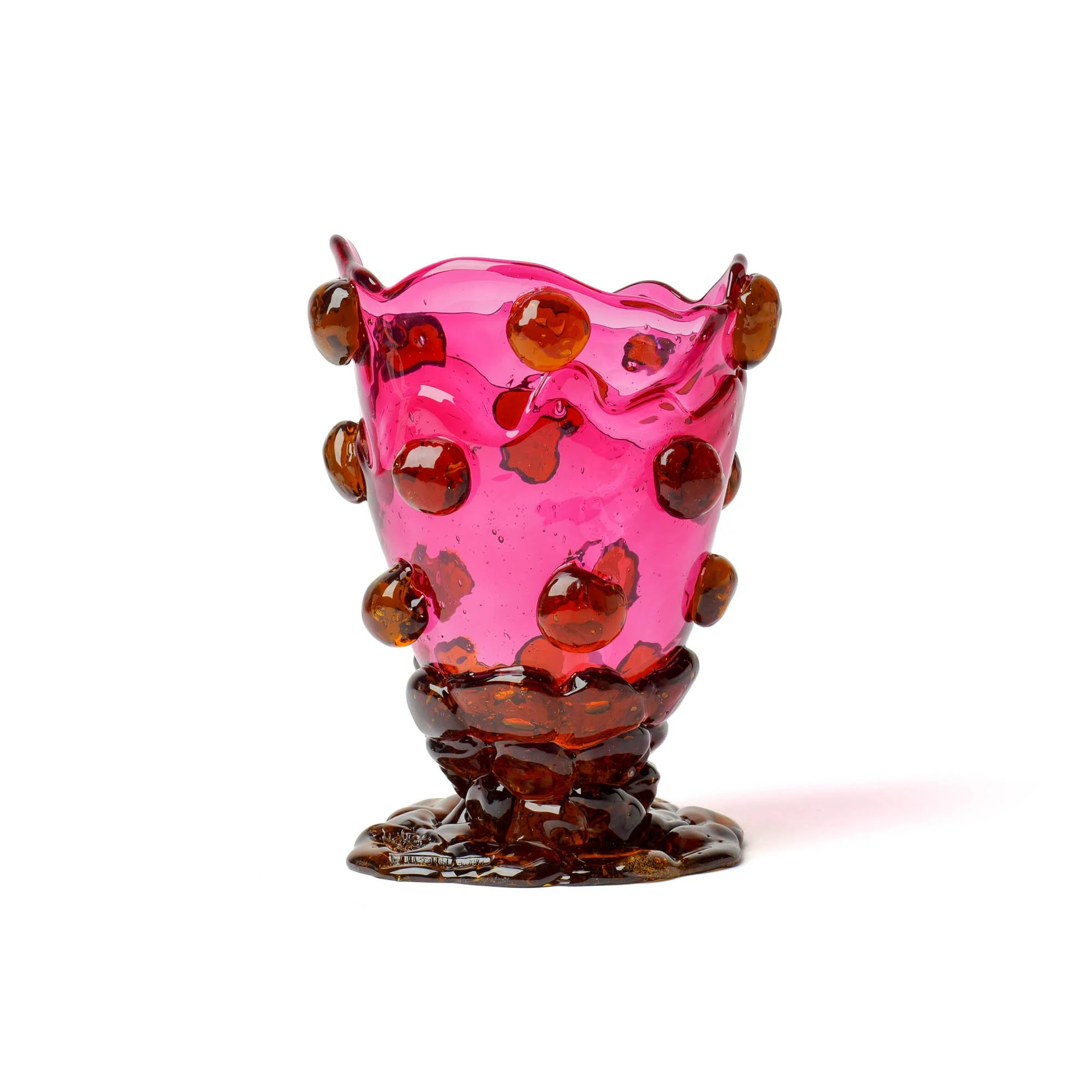 Nugget Vase - Fuchsia, Amber