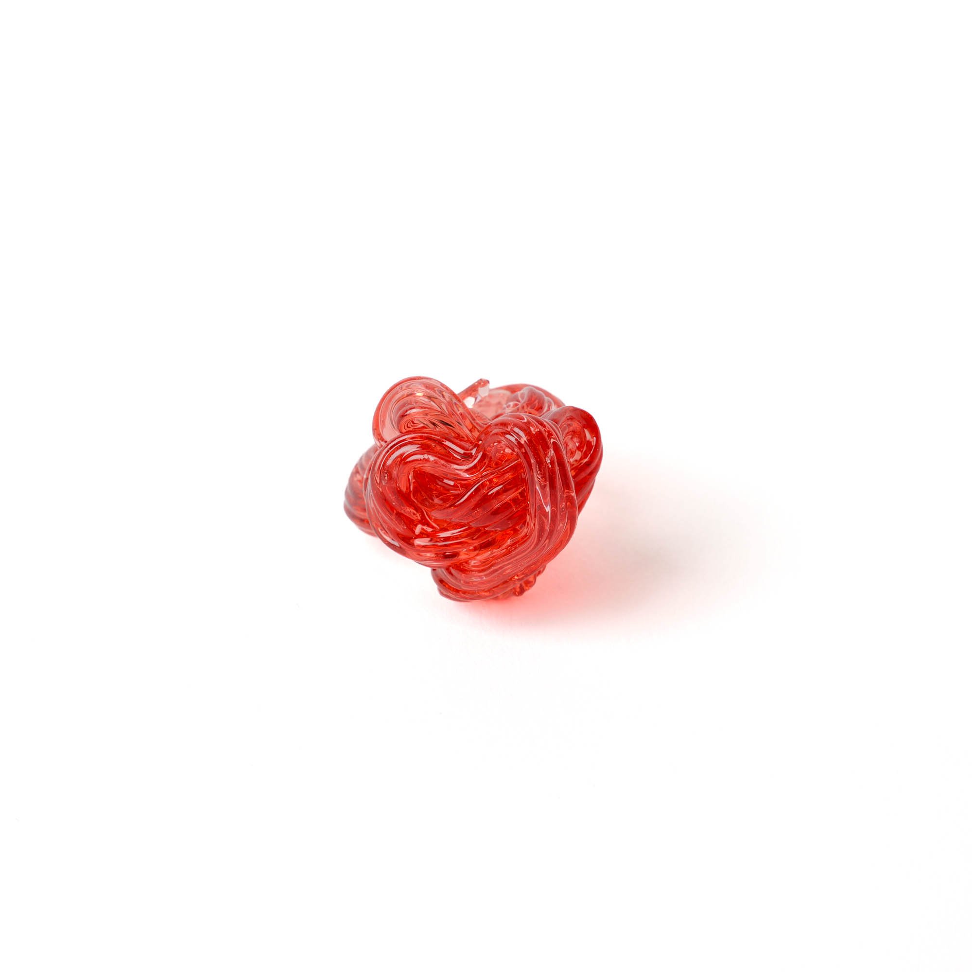 Spaghetti Ring - Clear Light Ruby 2