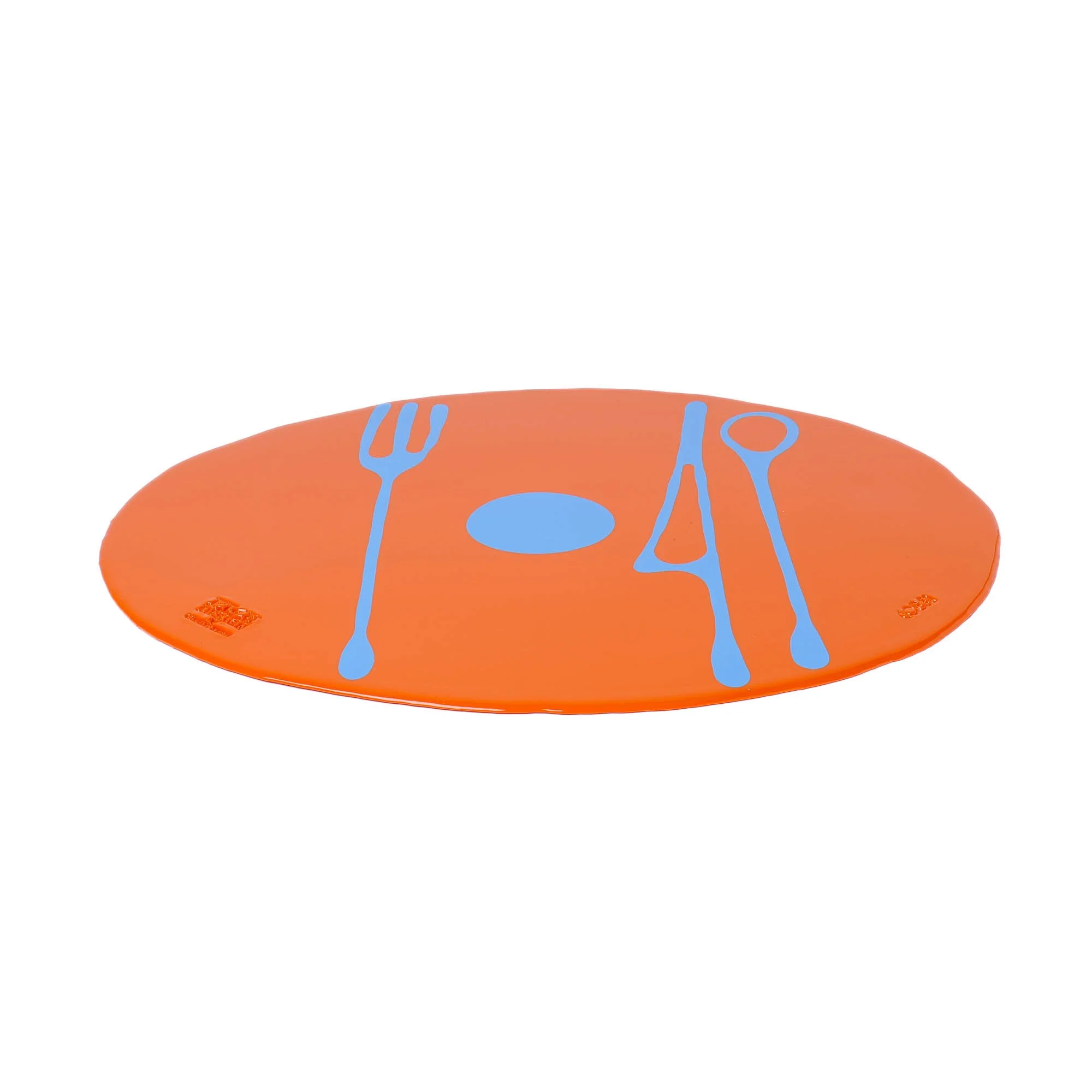 Tablemates Patterns Table-Mates - Matt Mint, Coral | Designers Resin Placemat - Fish Design ...