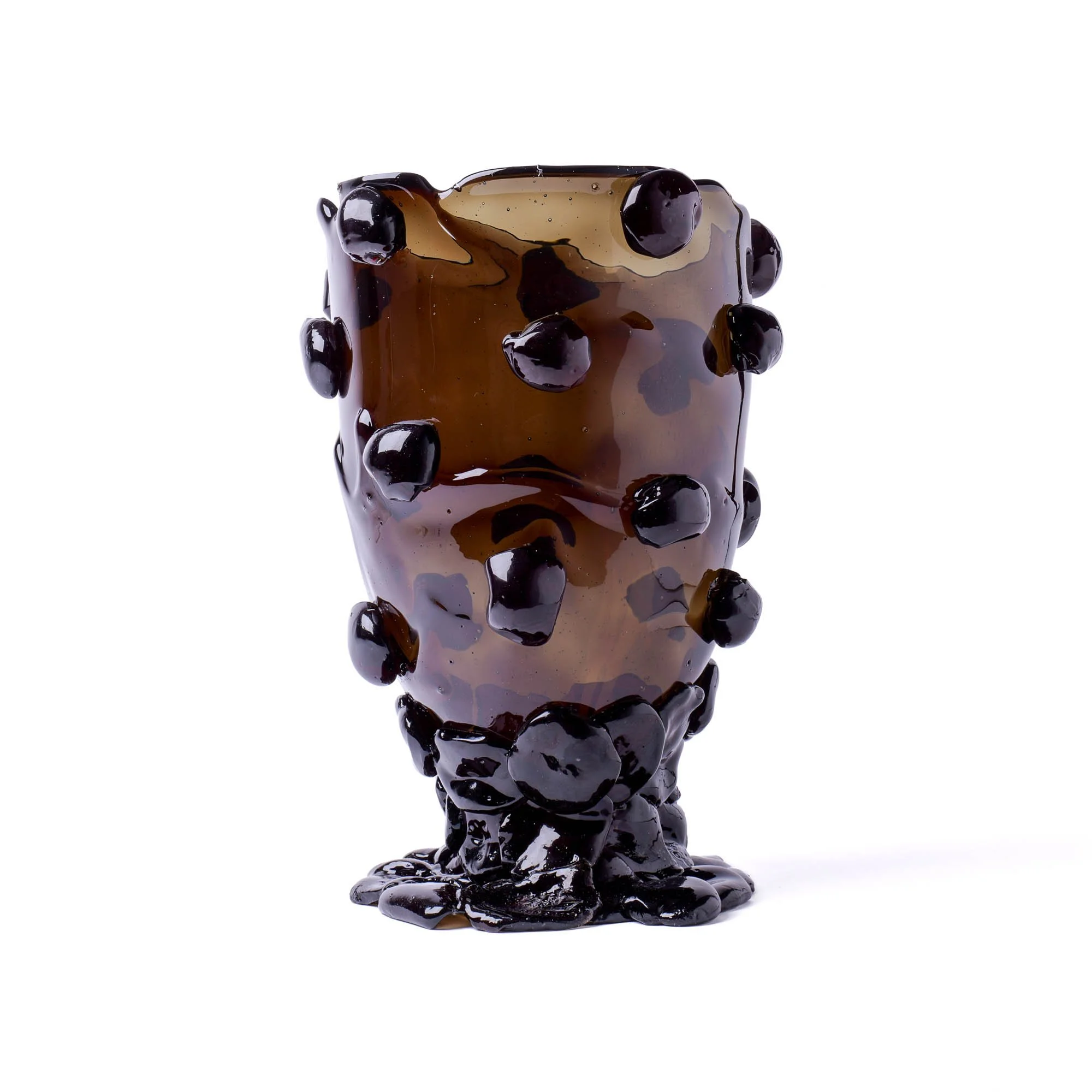 Nugget Vase - Clear Black