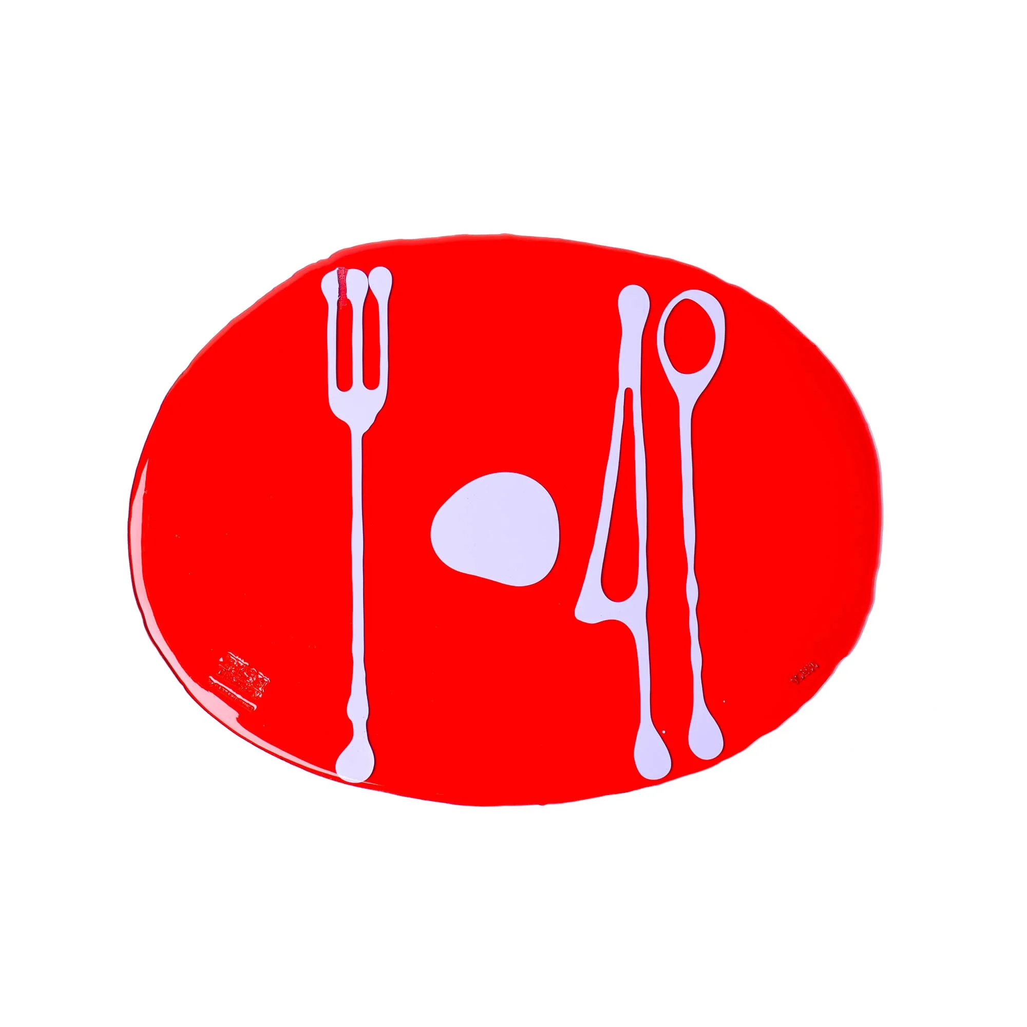 Table-Mates Placemat - Clear Red, Lilac