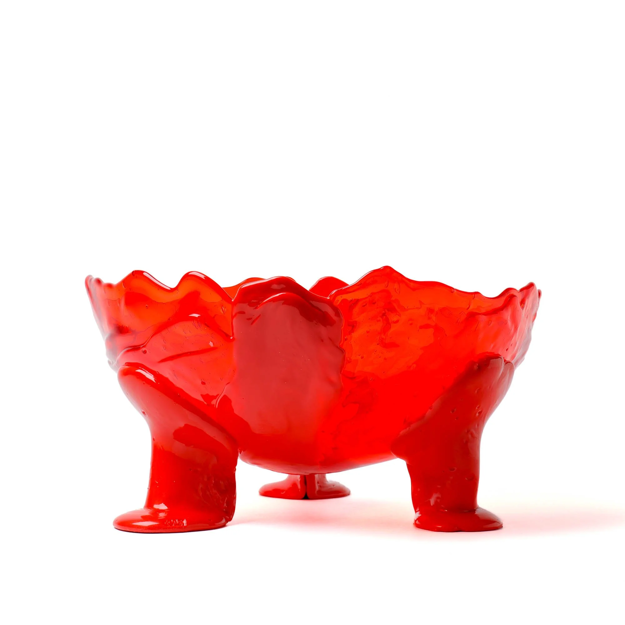 Big Collina Vase Extra Colour - Clear Red, Matt Red