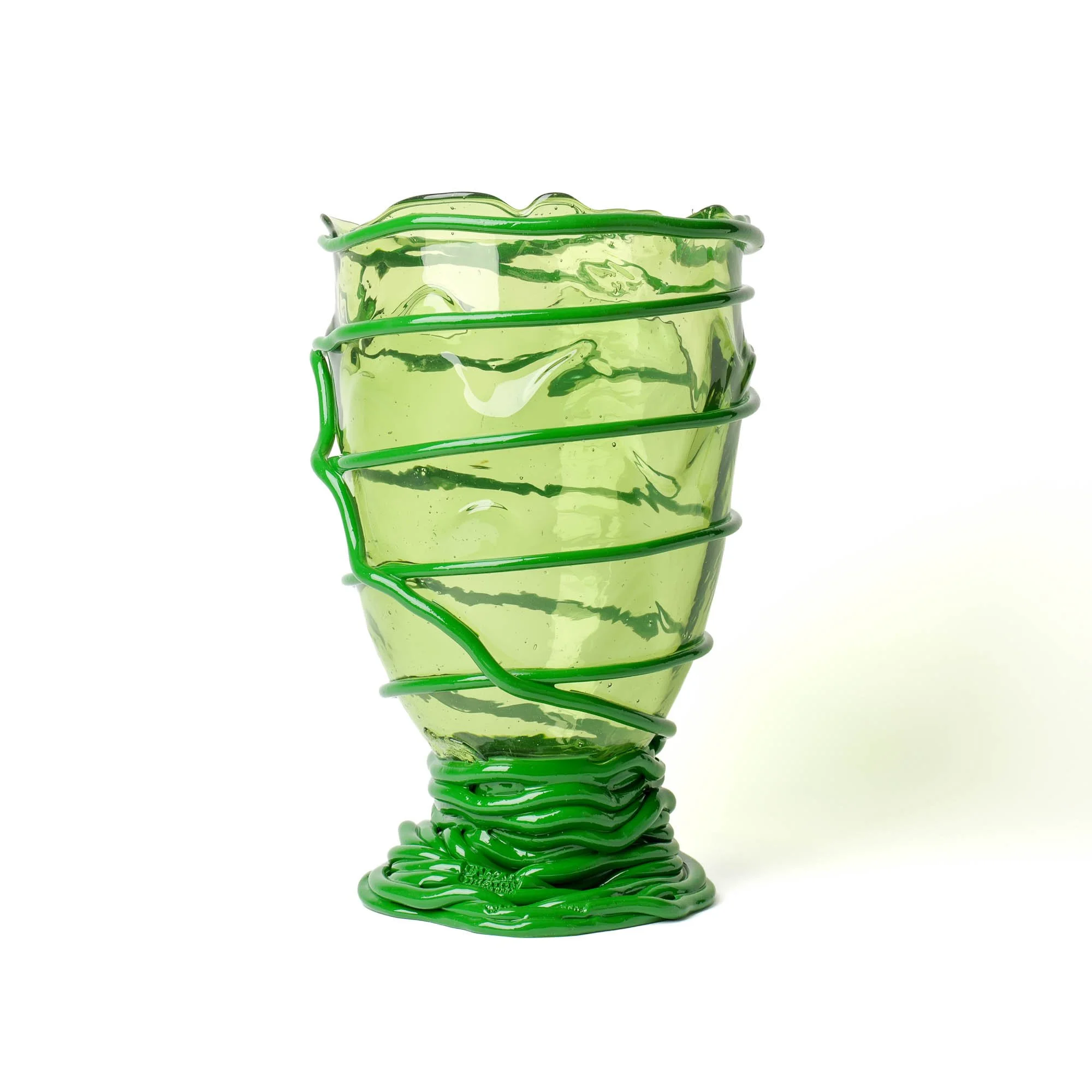 Pompitu II L - Clear Bottle Green, Grass Green