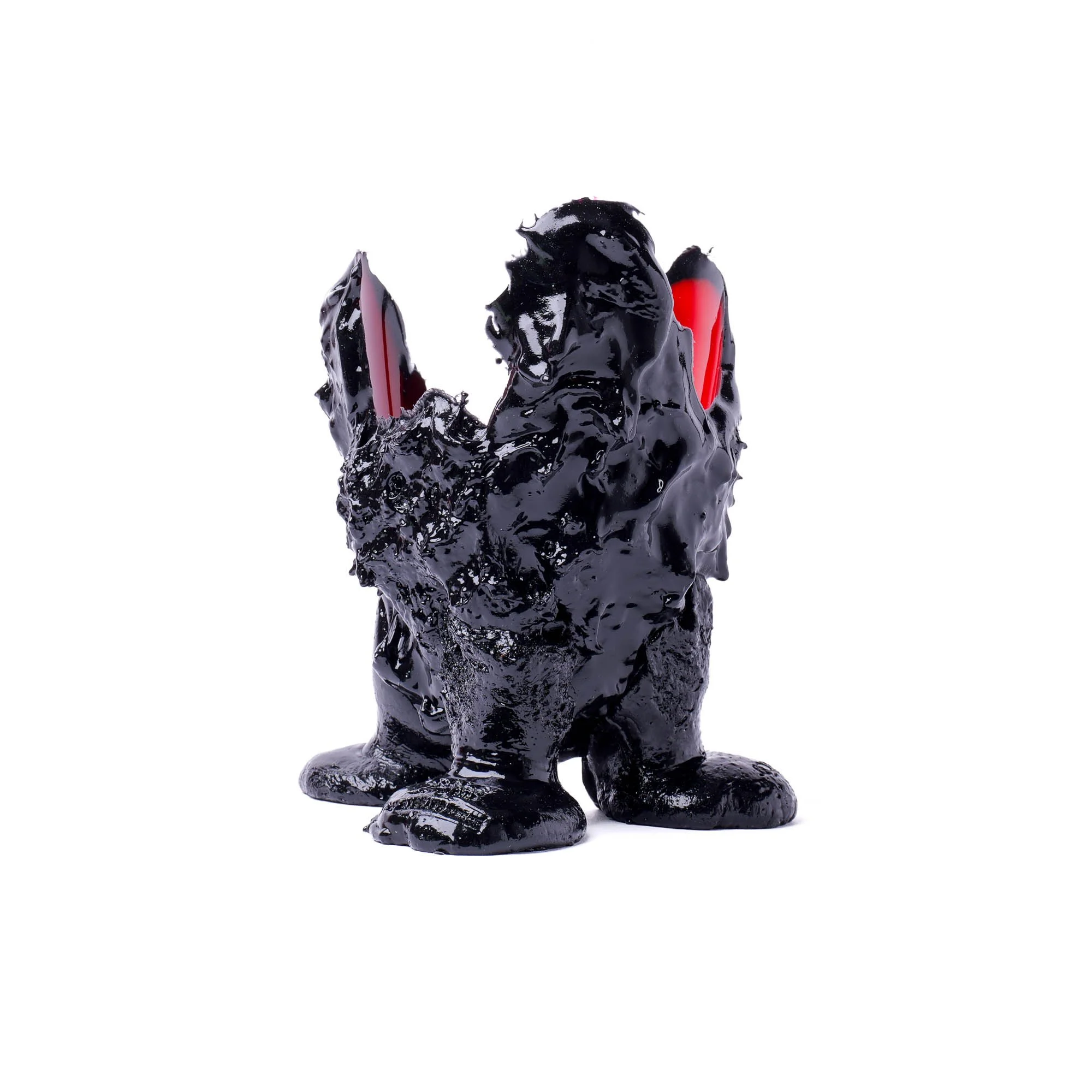 Lava Vase S - Black, Red