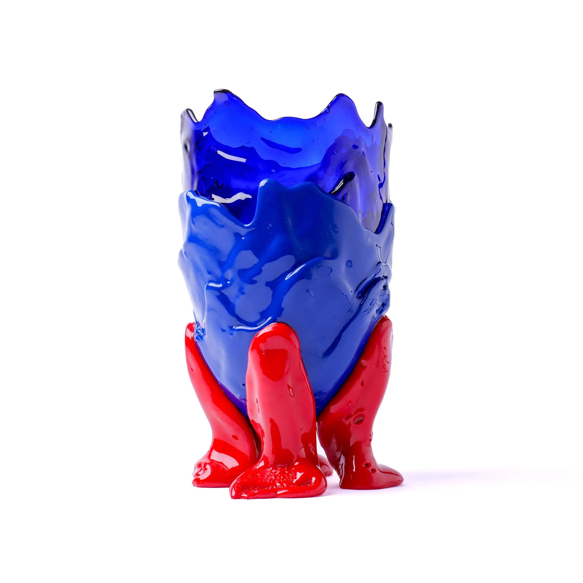 Clear Vase Extra Colour - Blue, Matt Blue, Red