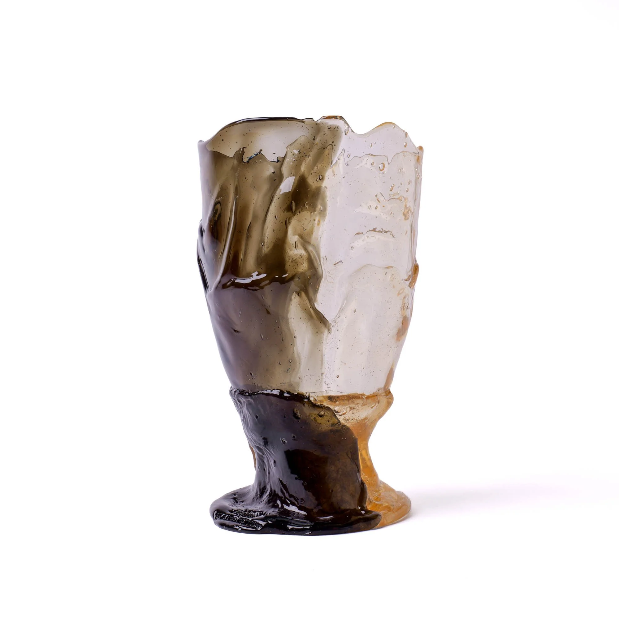 Twins C Vase - Clear and Fumè