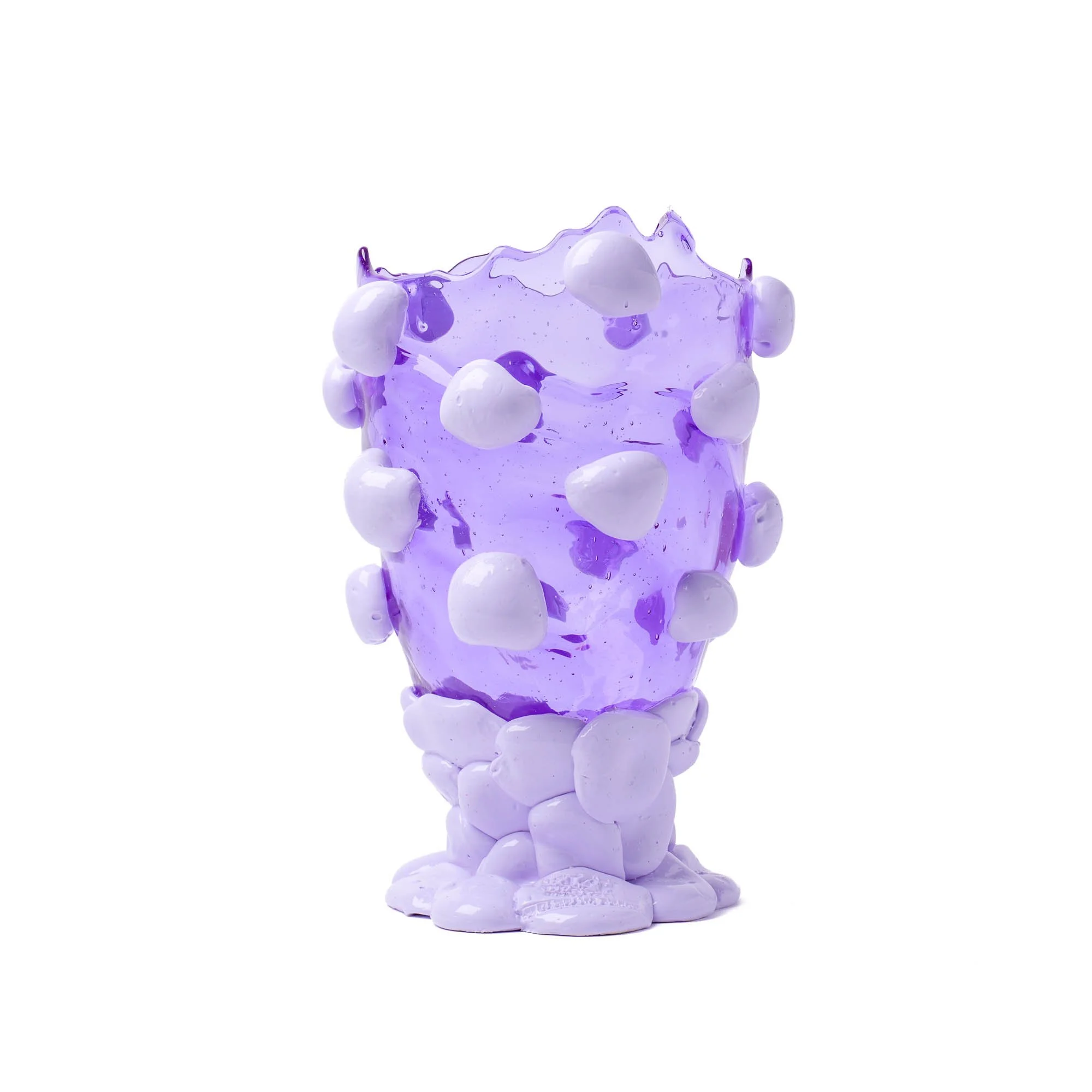 Nugget Vase M - Clear Lilac, Lilac