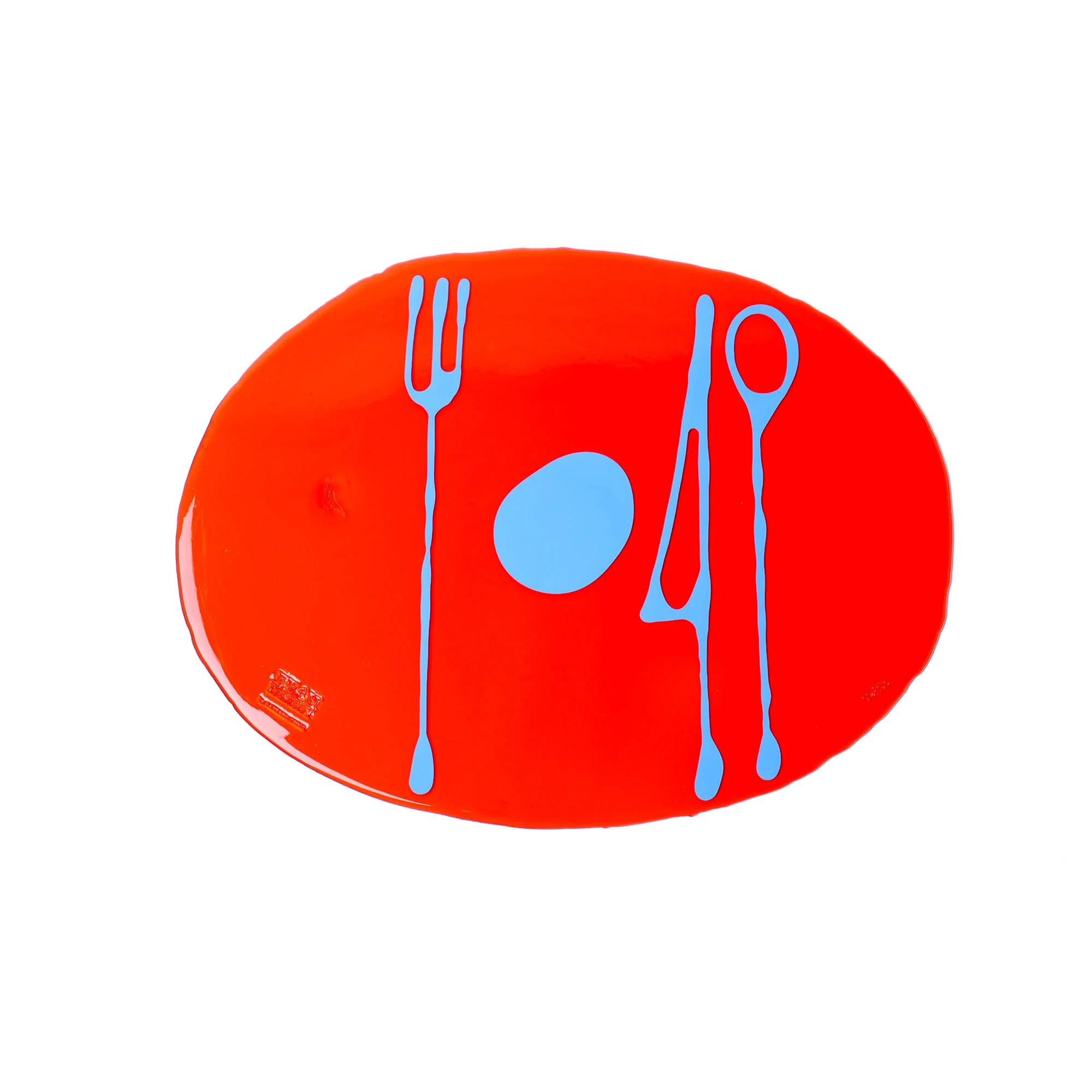Table-Mates Placemat - Clear Red, Blue