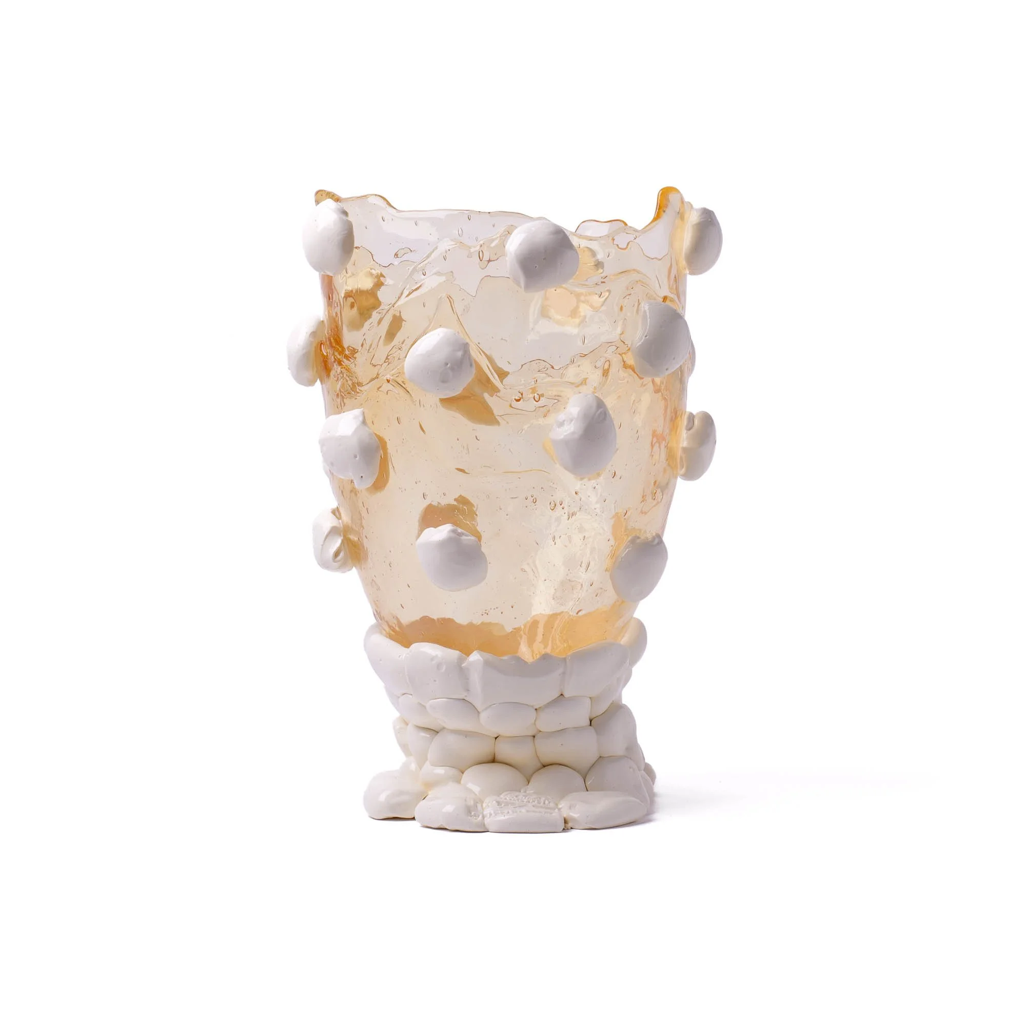 Nugget Vase L Extra Colour - Clear, White