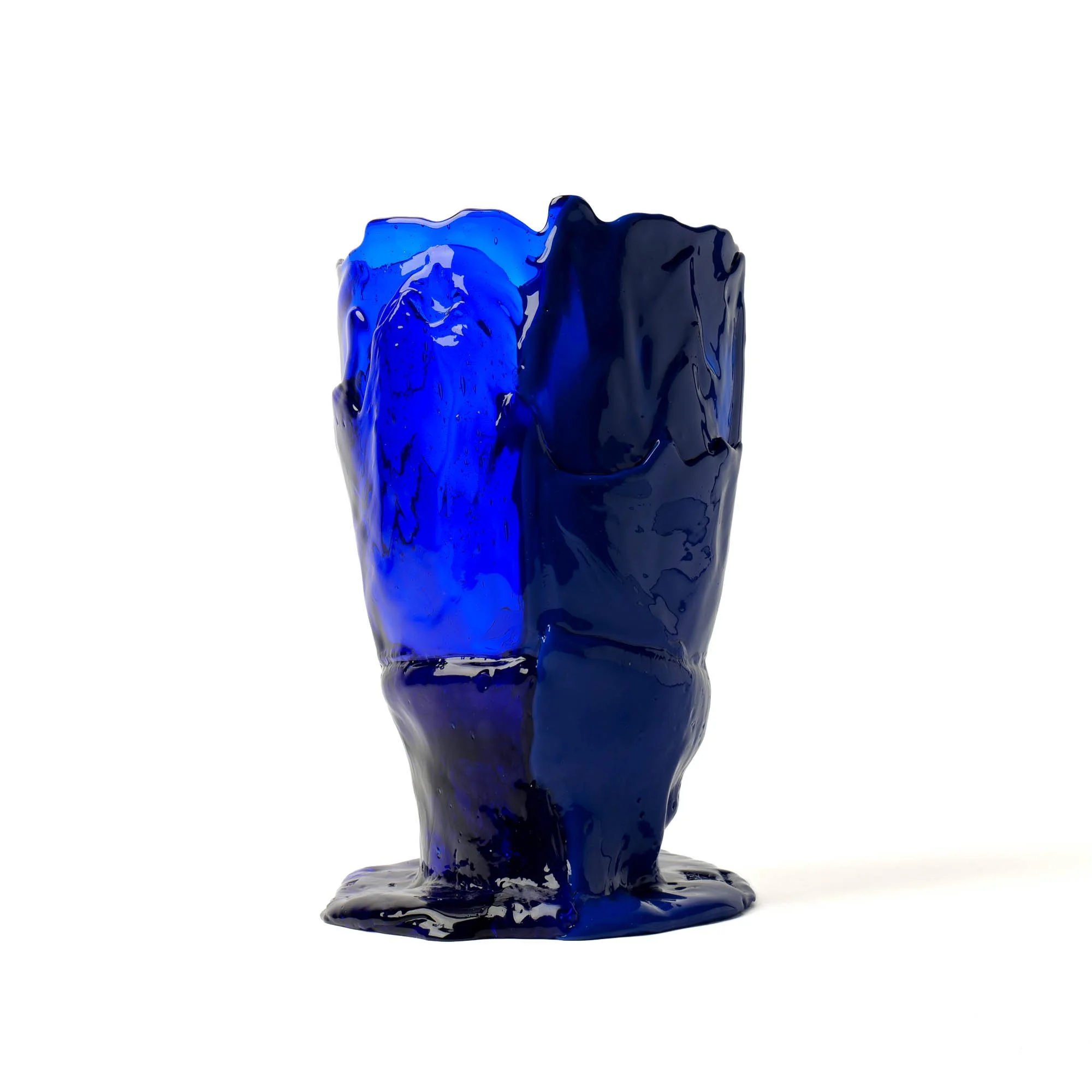 Twins C Vase - Clear Blue, Blue