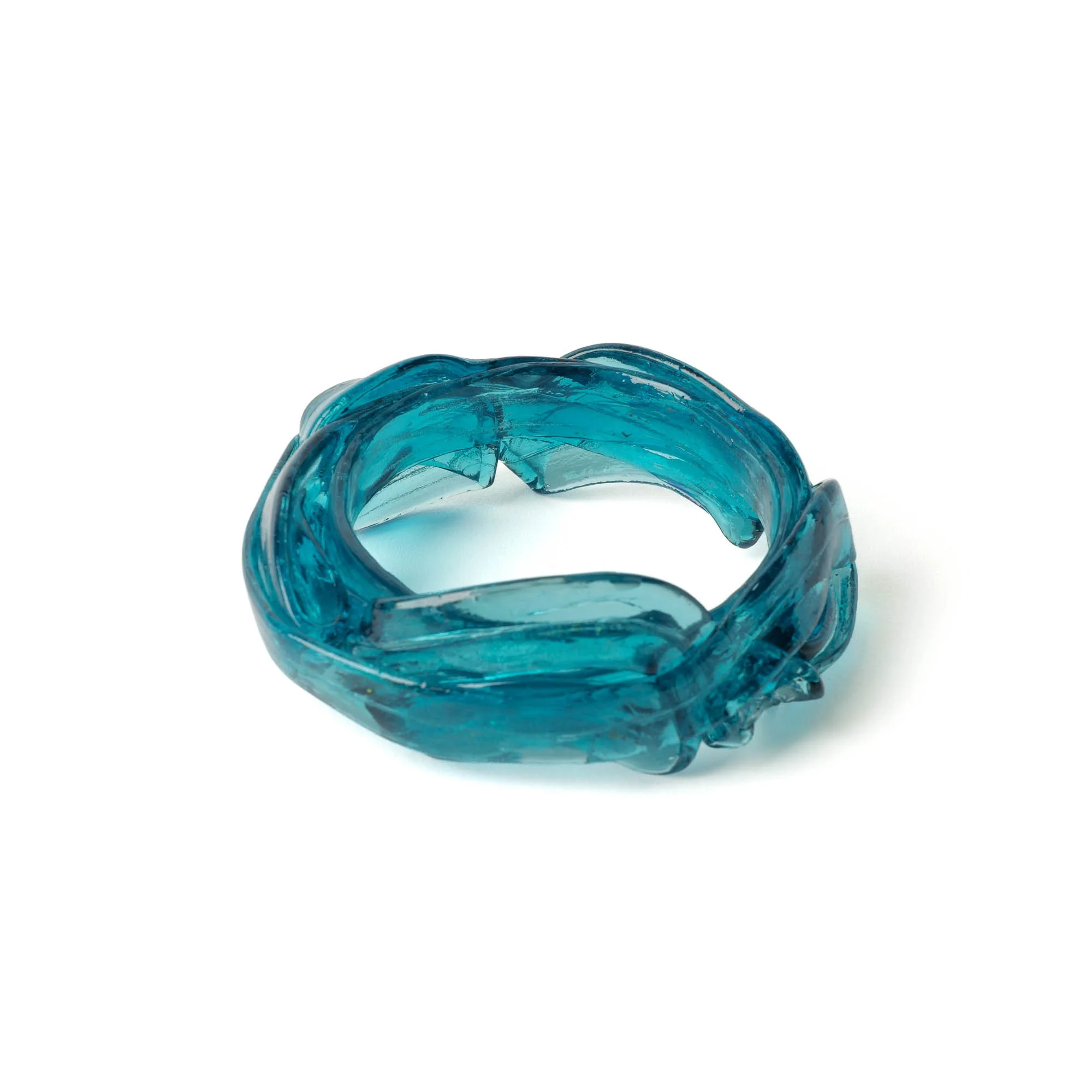 Ribbon Bracelet - Clear Emerald