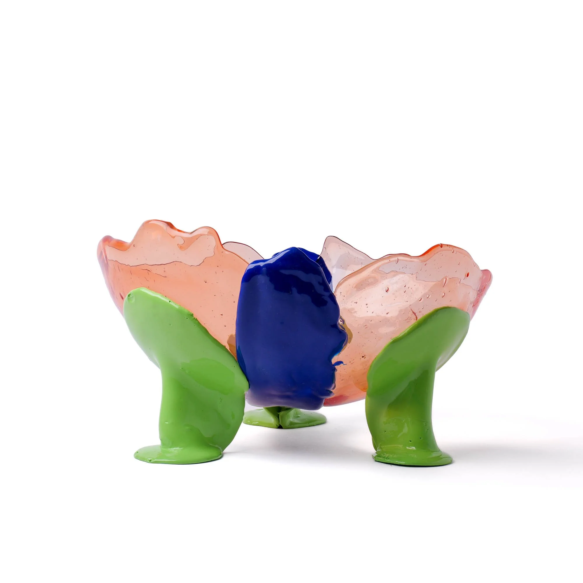 Big Collina Vase Extra Colour - Clear Light Ruby, Blue, Apple