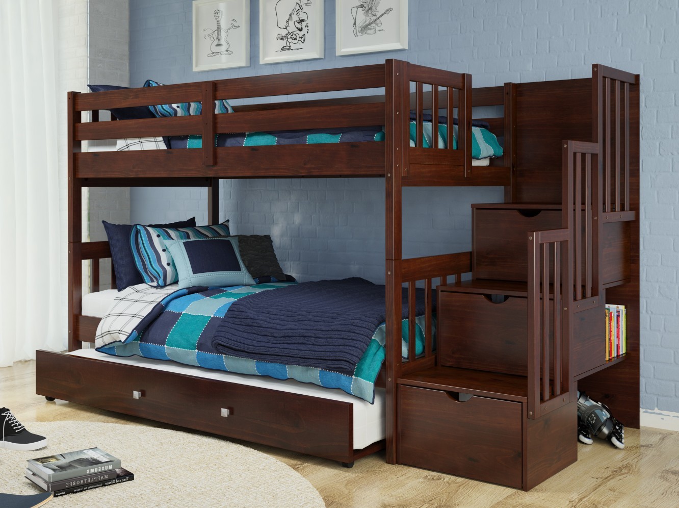 kids loft bunk bed