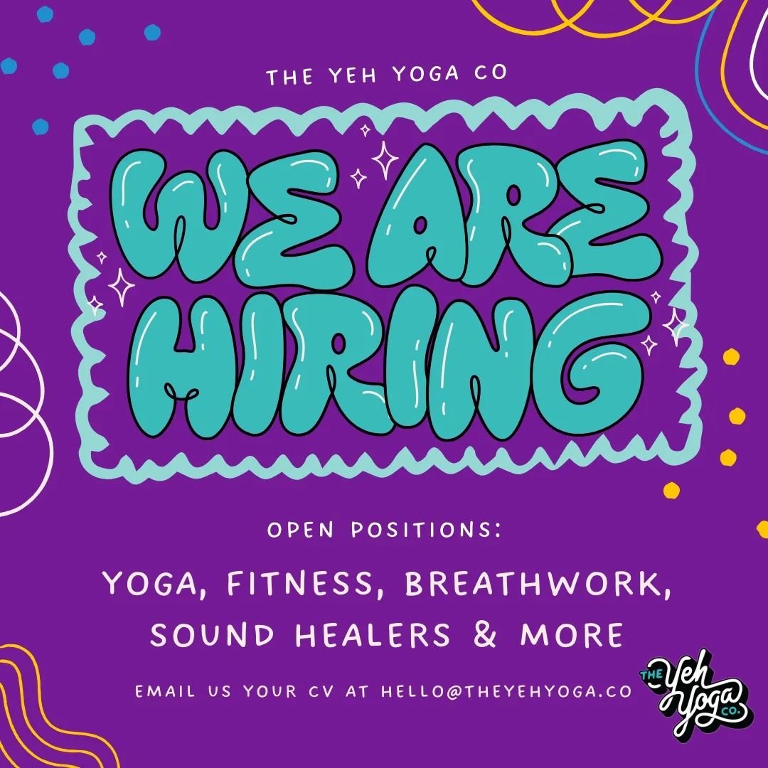 Wow! We are so thrilled to be able to say we are on the look out for even more instructors! 

Our team is currently a very small one - every single teacher or partner of The Yeh Yoga Co is someone that our founder @ems.harding has sought out personal