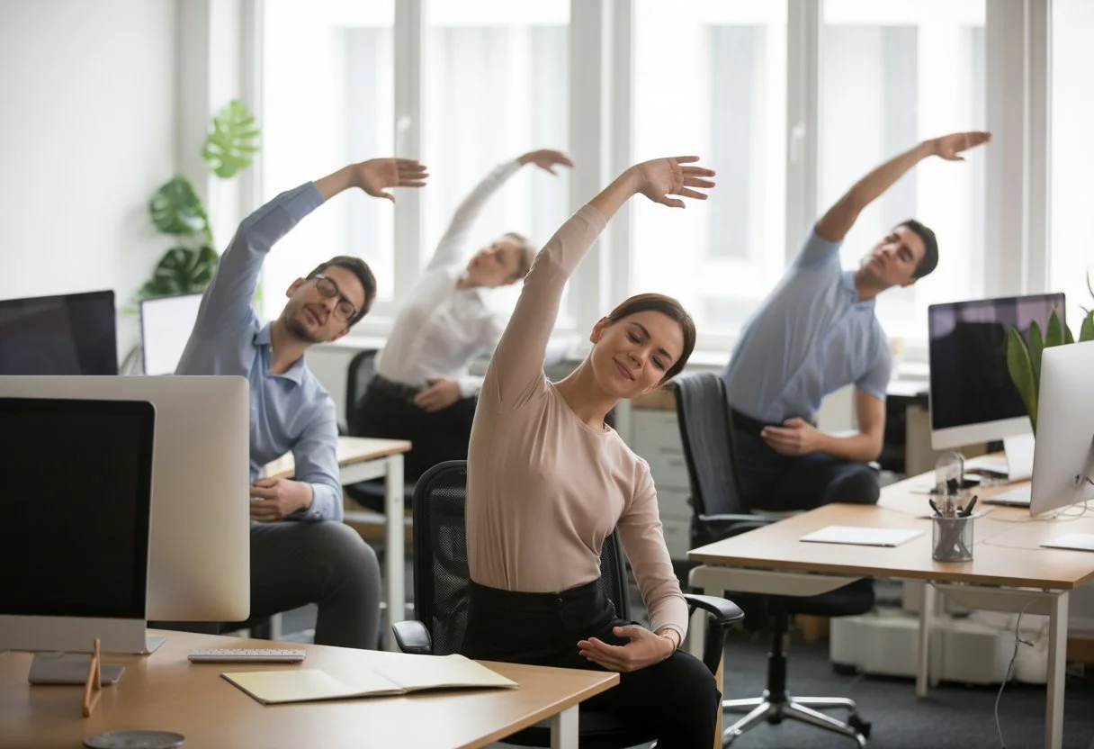 Yoga for Desk-Bound Employees: How to Improve Posture, Peace, and Productivity at Work