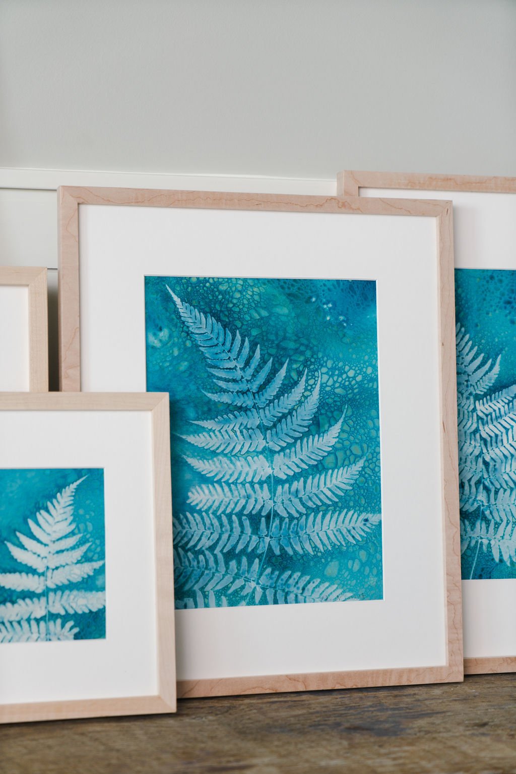 Wet Cyanotype Fern Original Various Sizes Detail 3.jpg