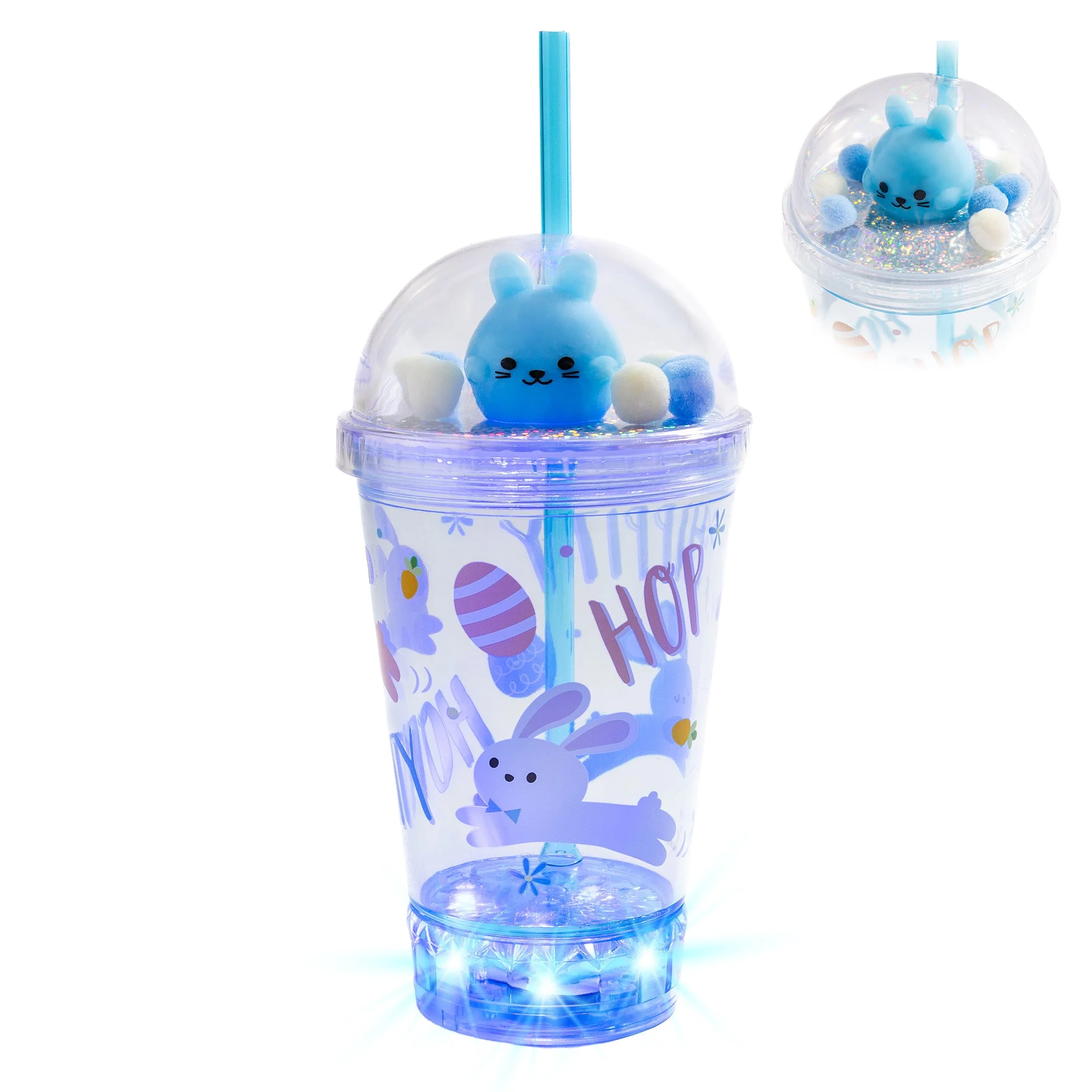 Celebrate every season with this reusable light-up dome cup for kids, designed to add glowing fun