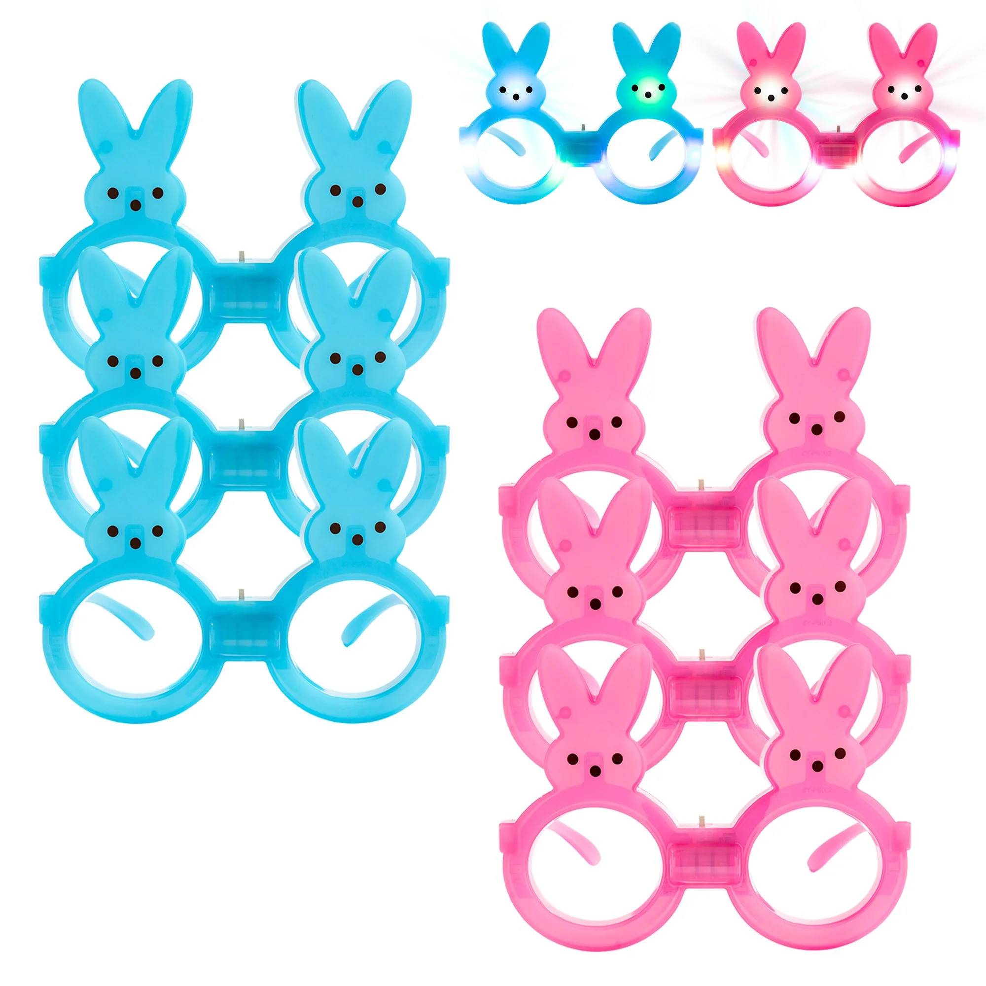 Glasses glow brightly for exciting visual effects kids love at parties, nighttime play, events, festivals, and everyday fun