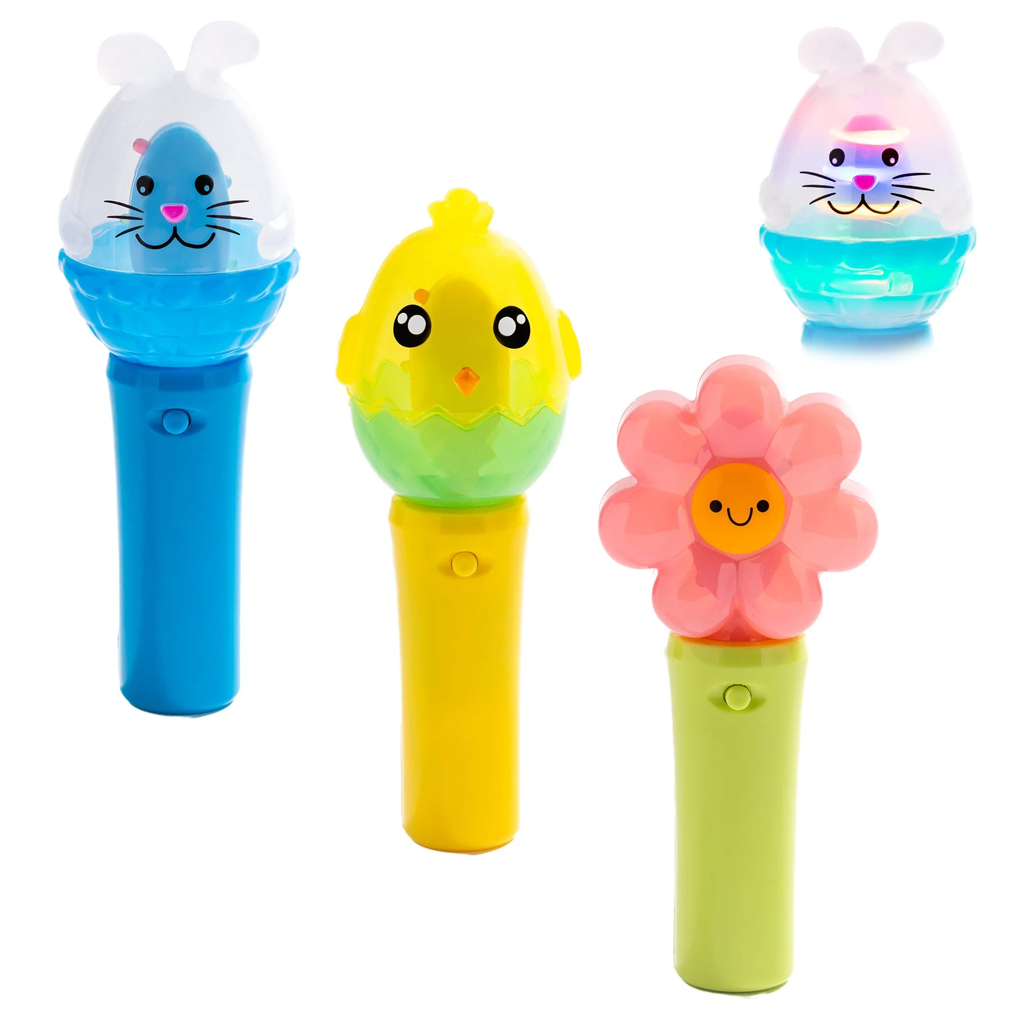 Available in a variety of festive designs and seasonal styles, these light-up spinners add bright, spinning fun to any occasion