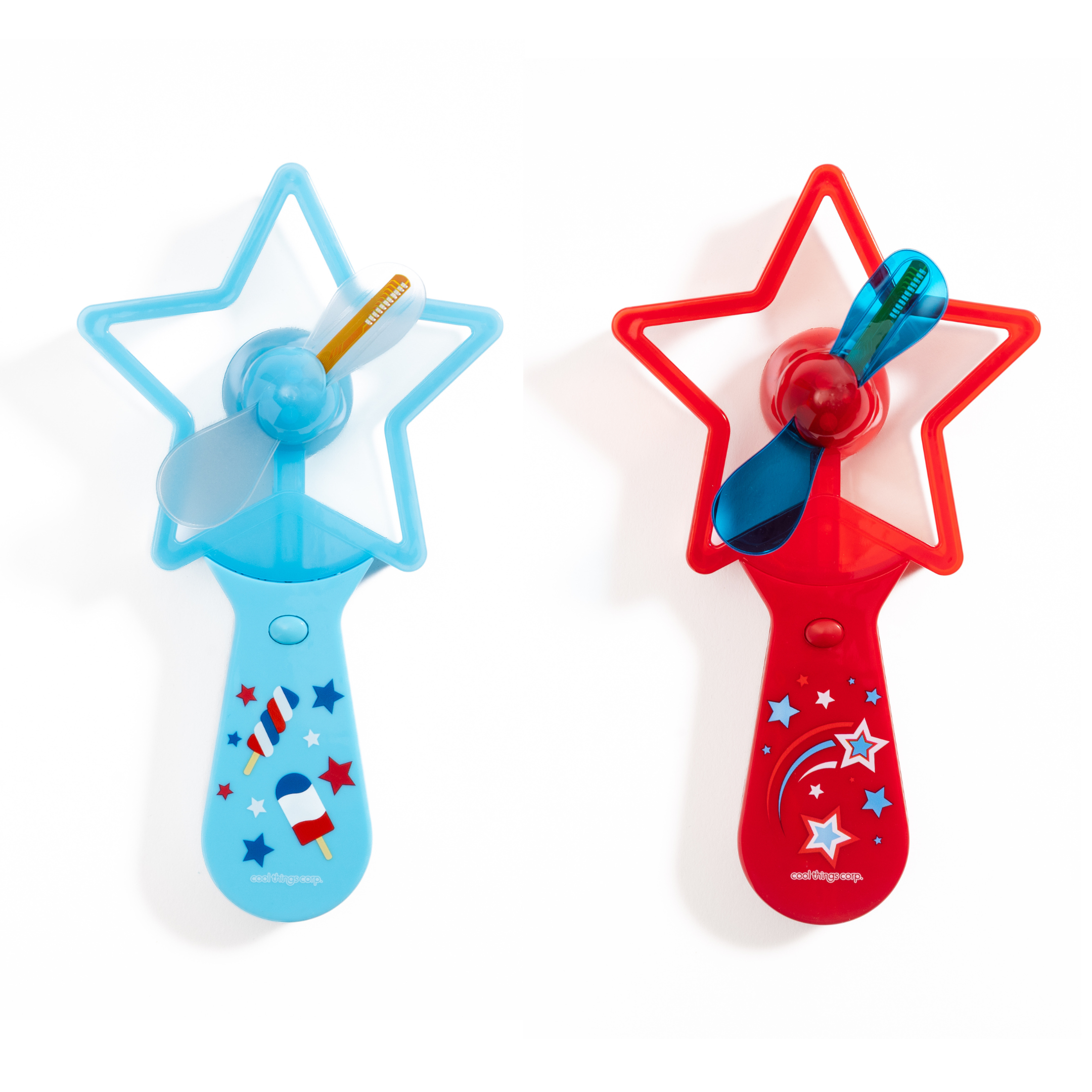 Light Up LED Message Fan with Cooling Breeze: Handheld battery powered fan creates floating light-up text while spinning, combining a portable cooling fan with a fun LED display for kids