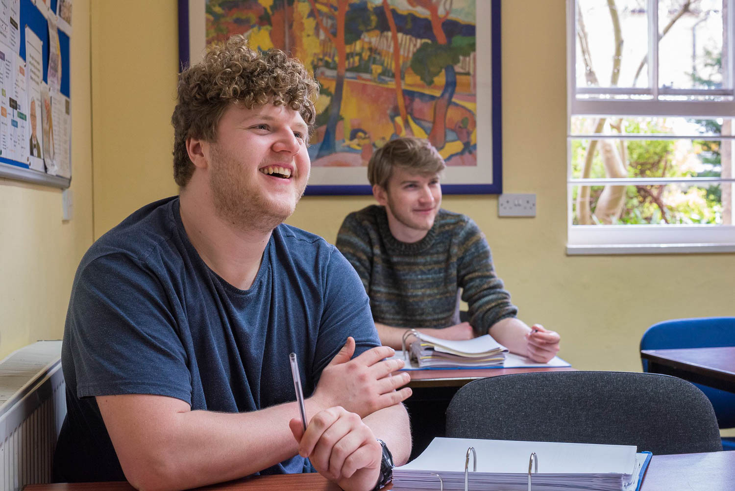 students in classroom