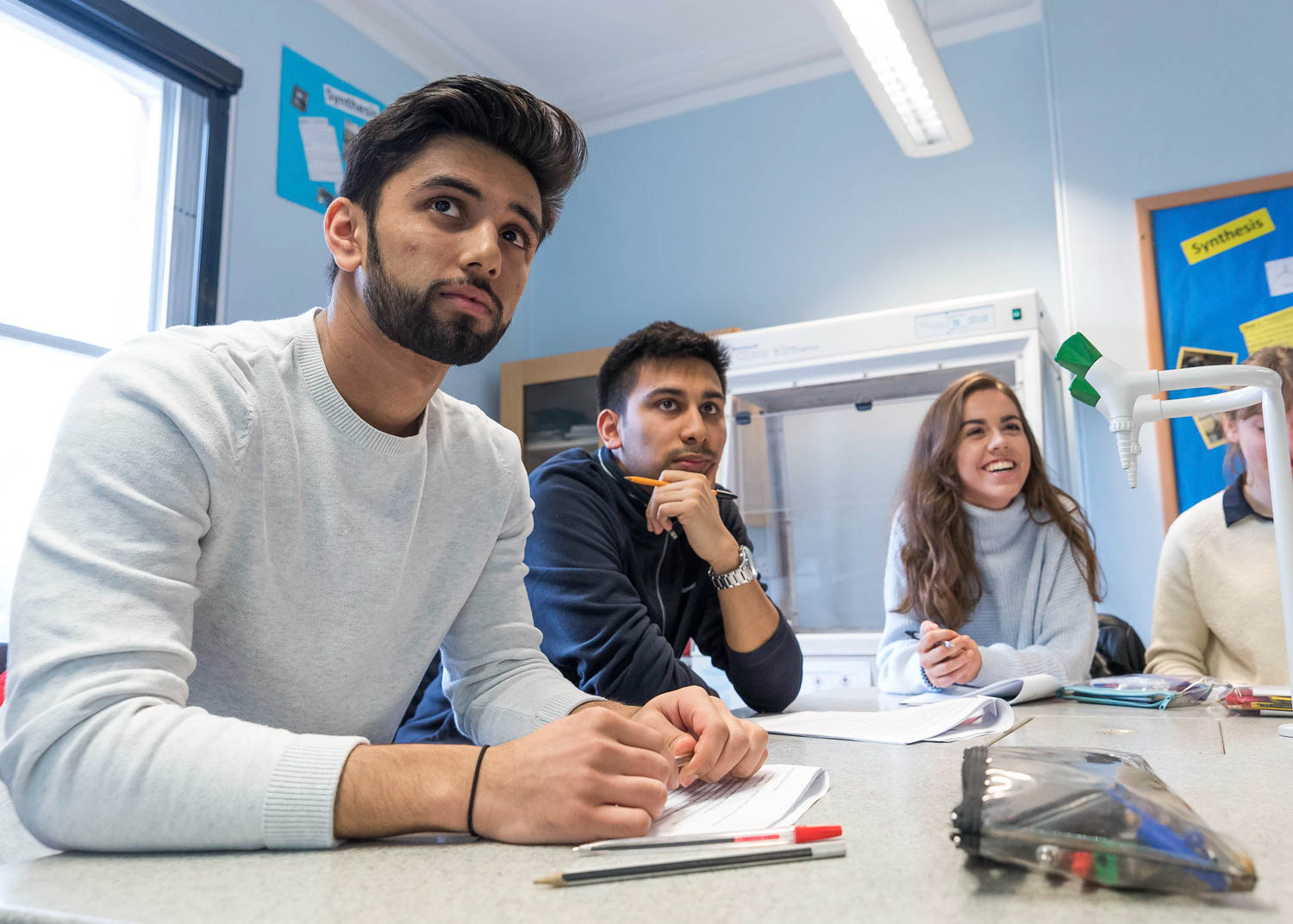 students in classroom