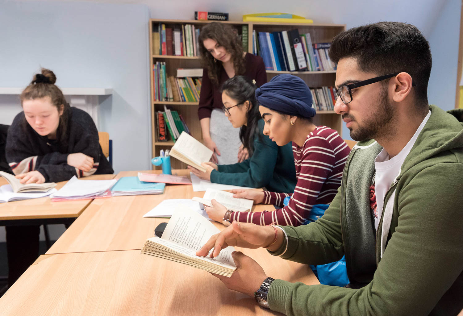 students in classroom