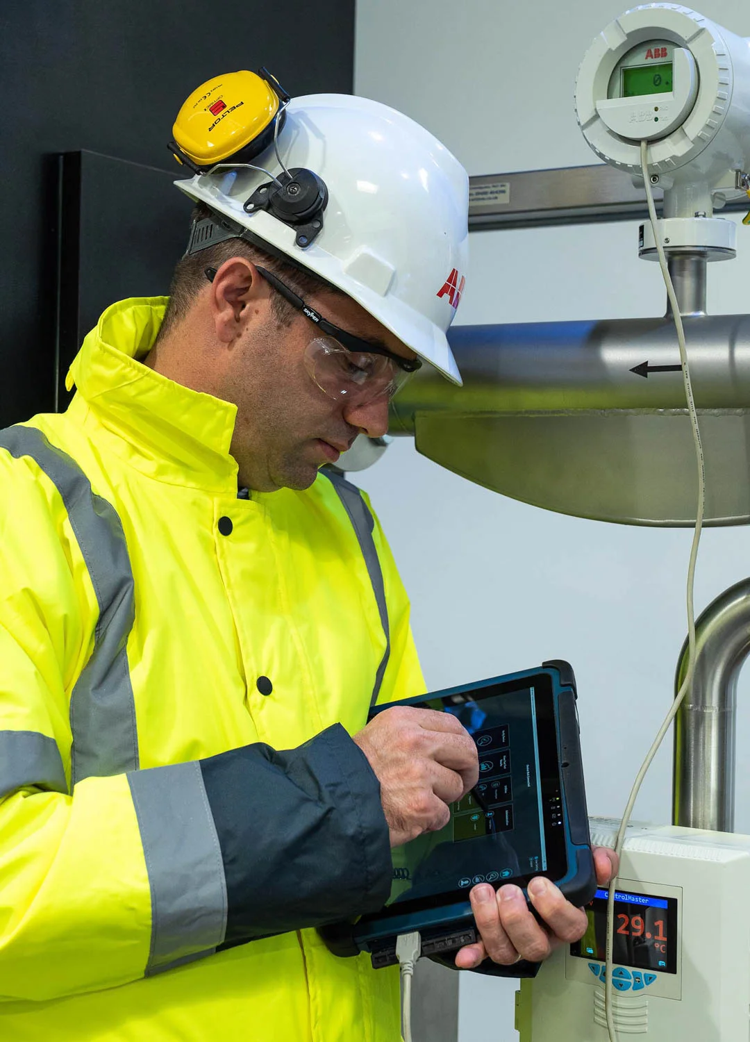 ABB employee at work