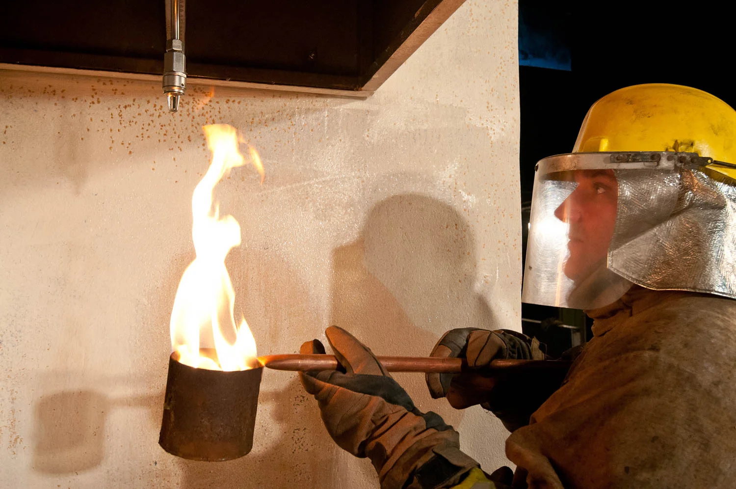 Fire testing sprinkler systems