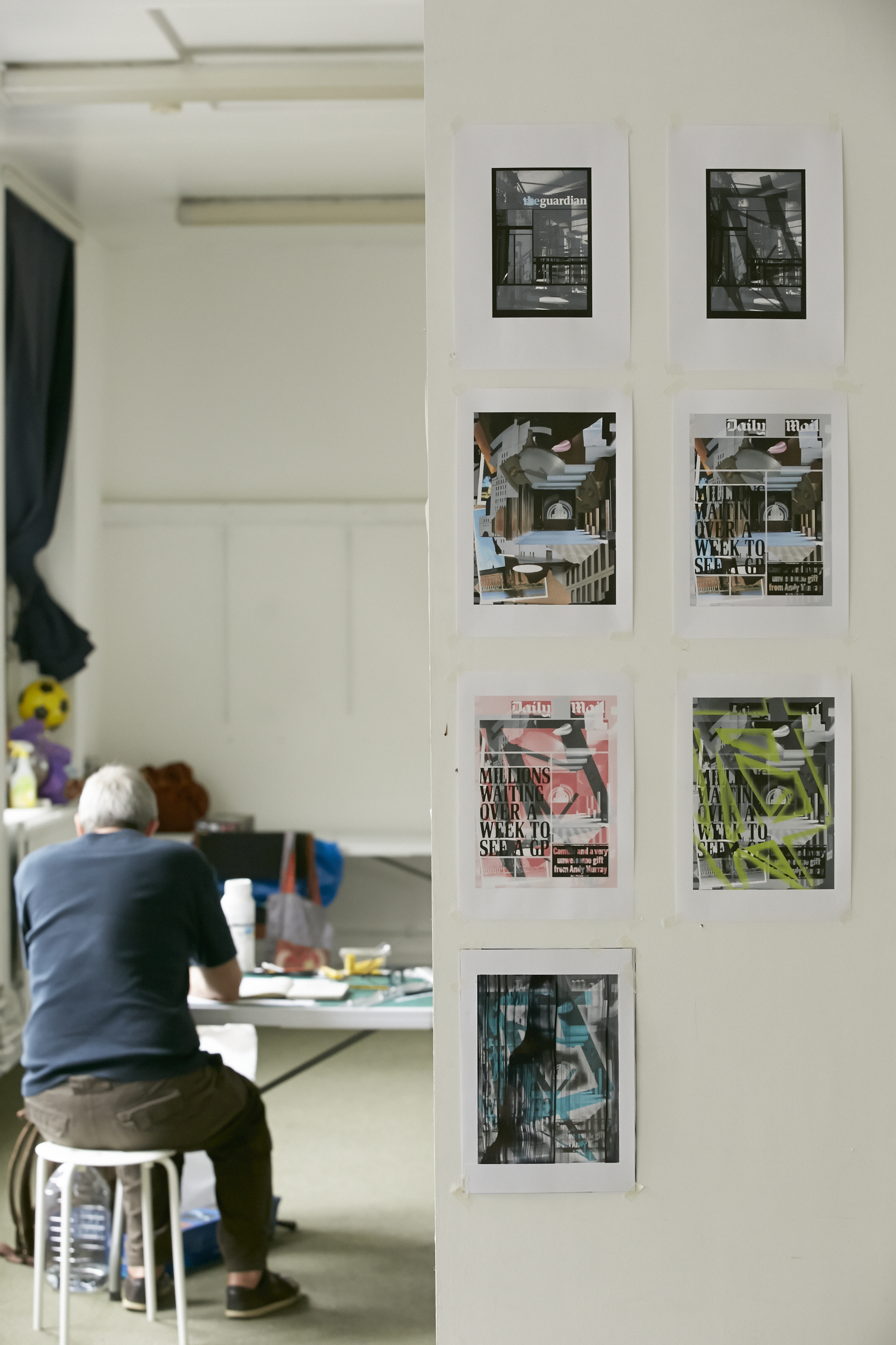 Hornsey Town Hall Arts Centre donated to the Project a large space to develop the Now Project for 5 days in July 2015.