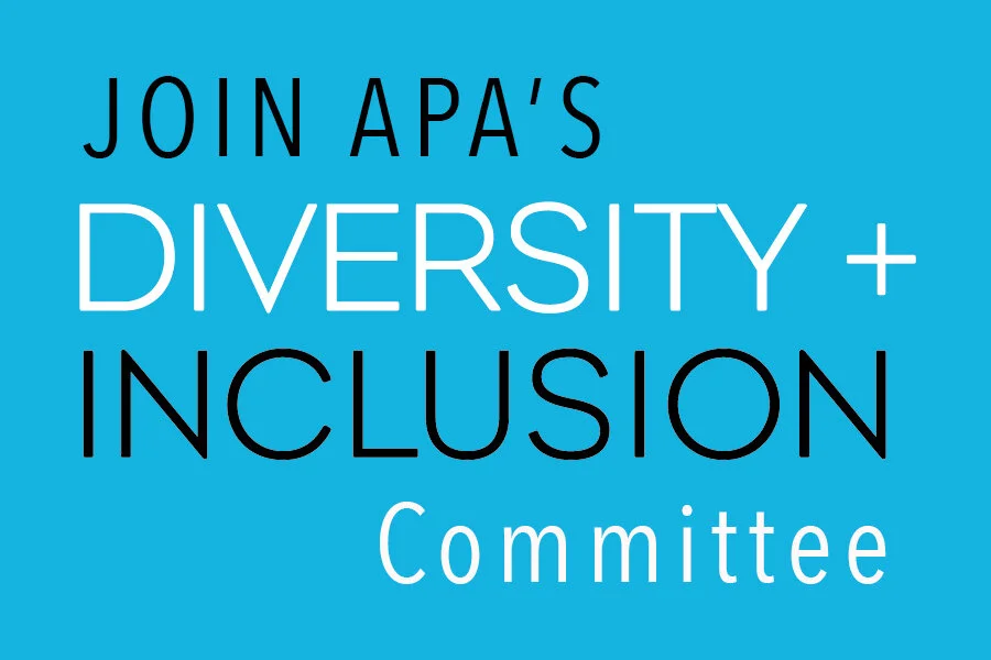 Join APA'S Diversity Committee