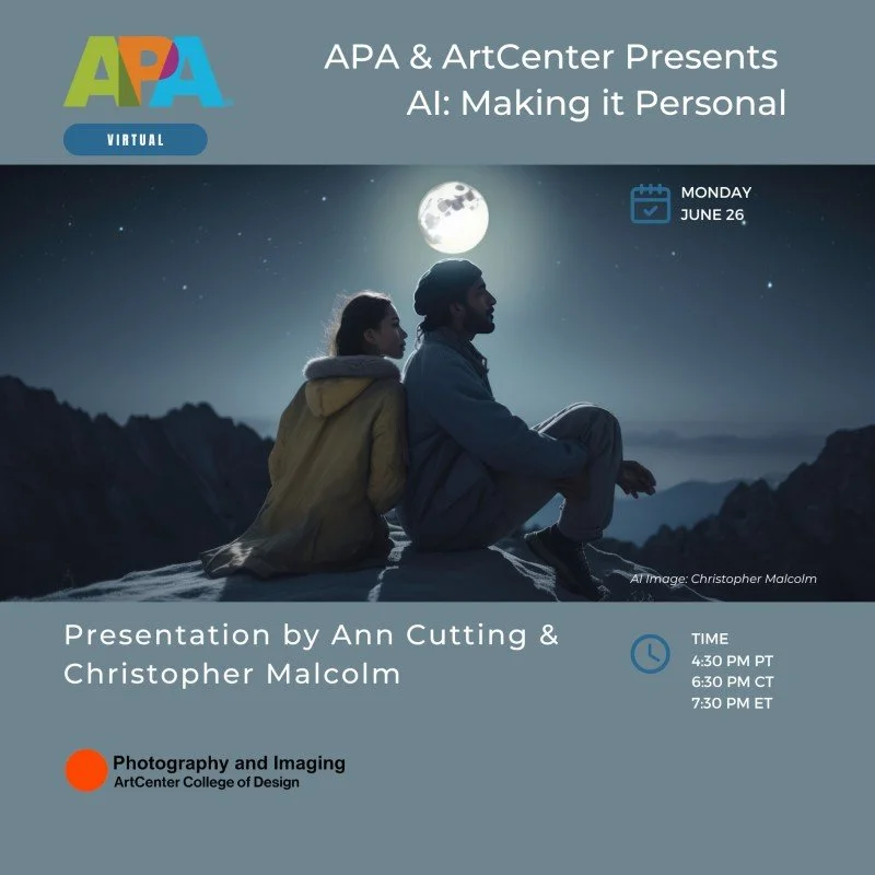 APA &amp; ArtCenter Presents AI: Making It Personal 