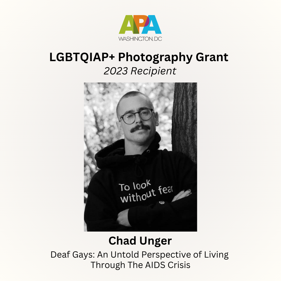 APA | DC Announces 2023 Recipient for LGBTQIAP+ Photography Grant