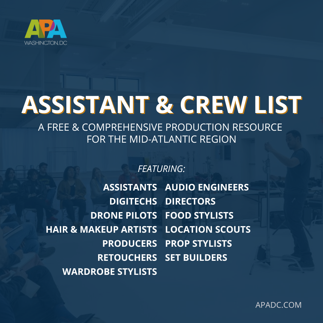 APA|DC Announces Assistant &amp; Crew List