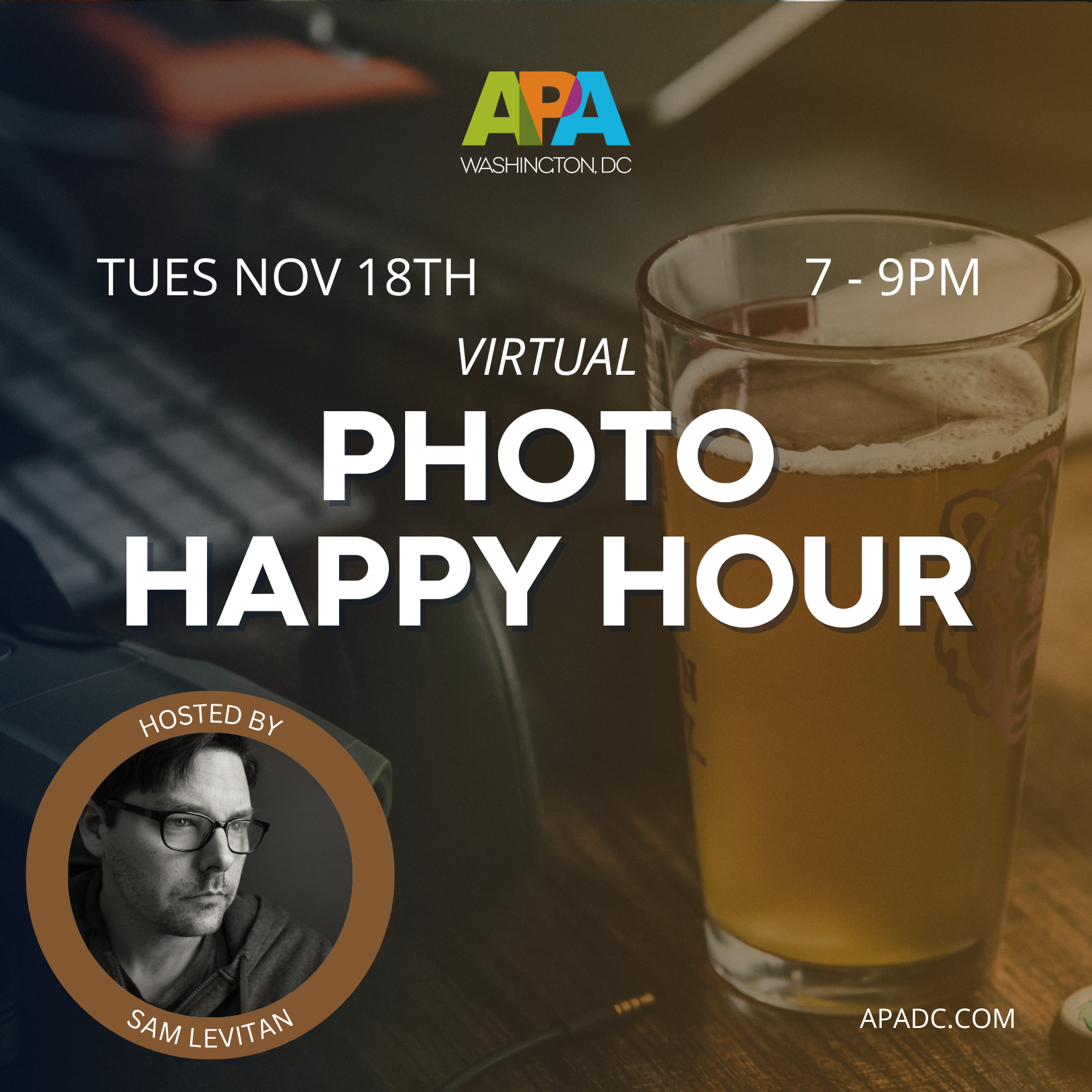 APA | DC: Virtual Photo Happy Hour - Nov 18th!