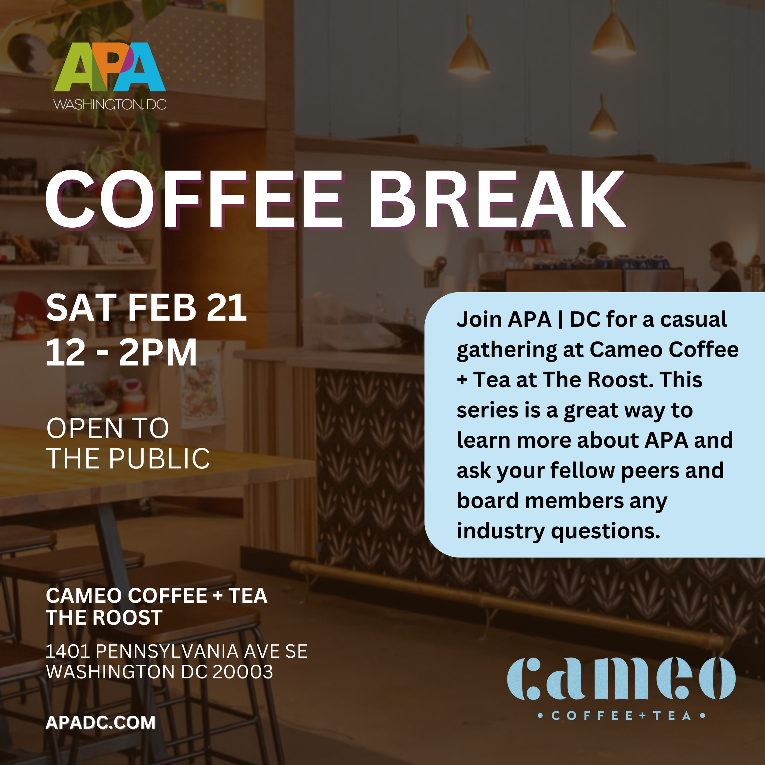 APA | DC: February Coffee Break