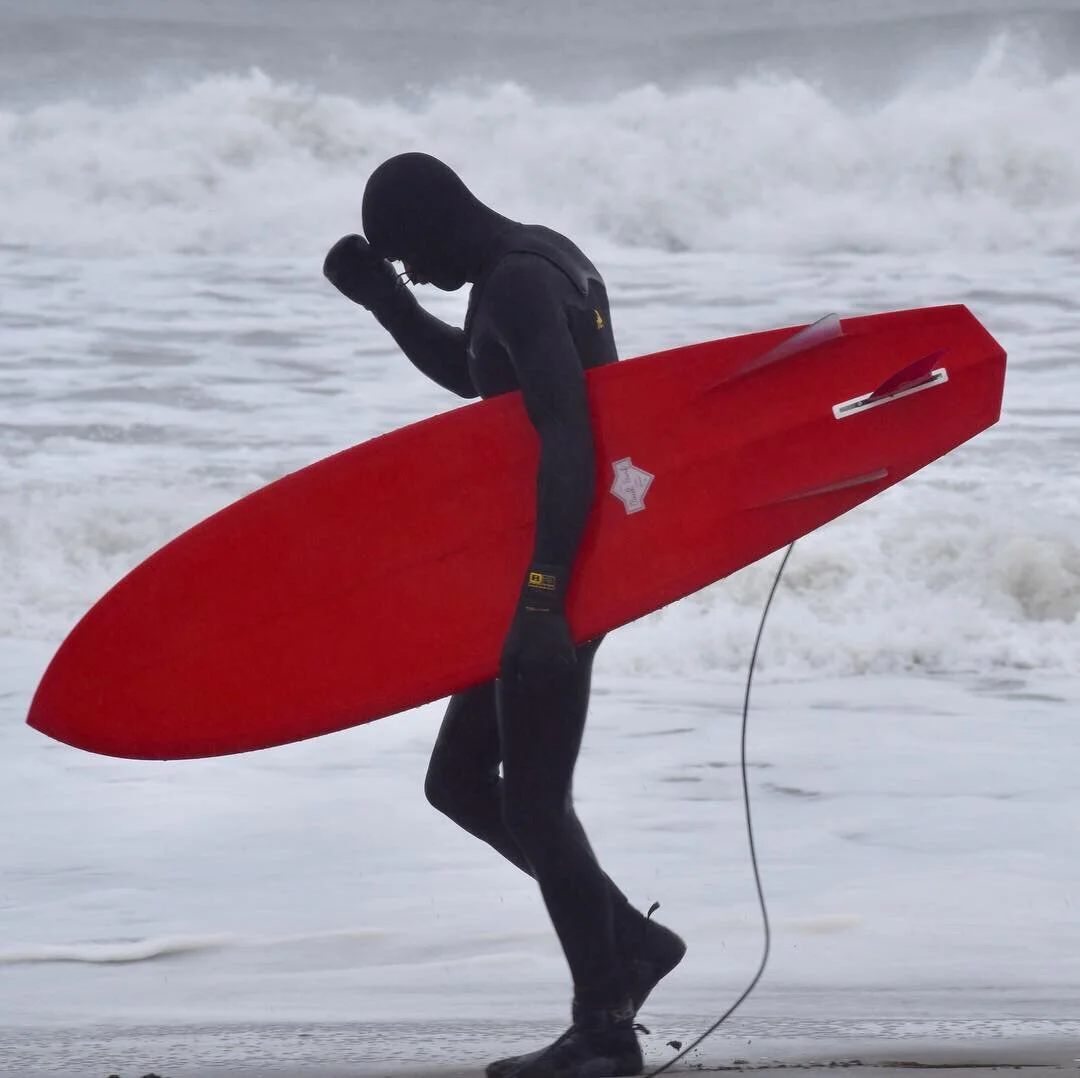 paul surf red board.JPG