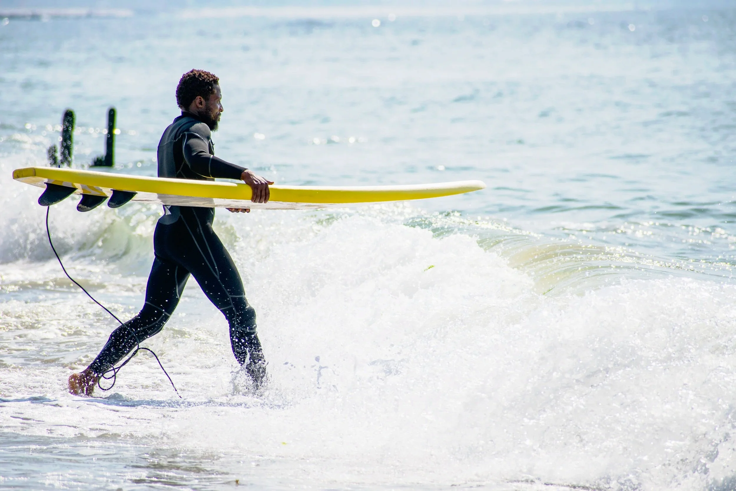 Paddle Out Against Police Injustice Rockaway Beach, Queens