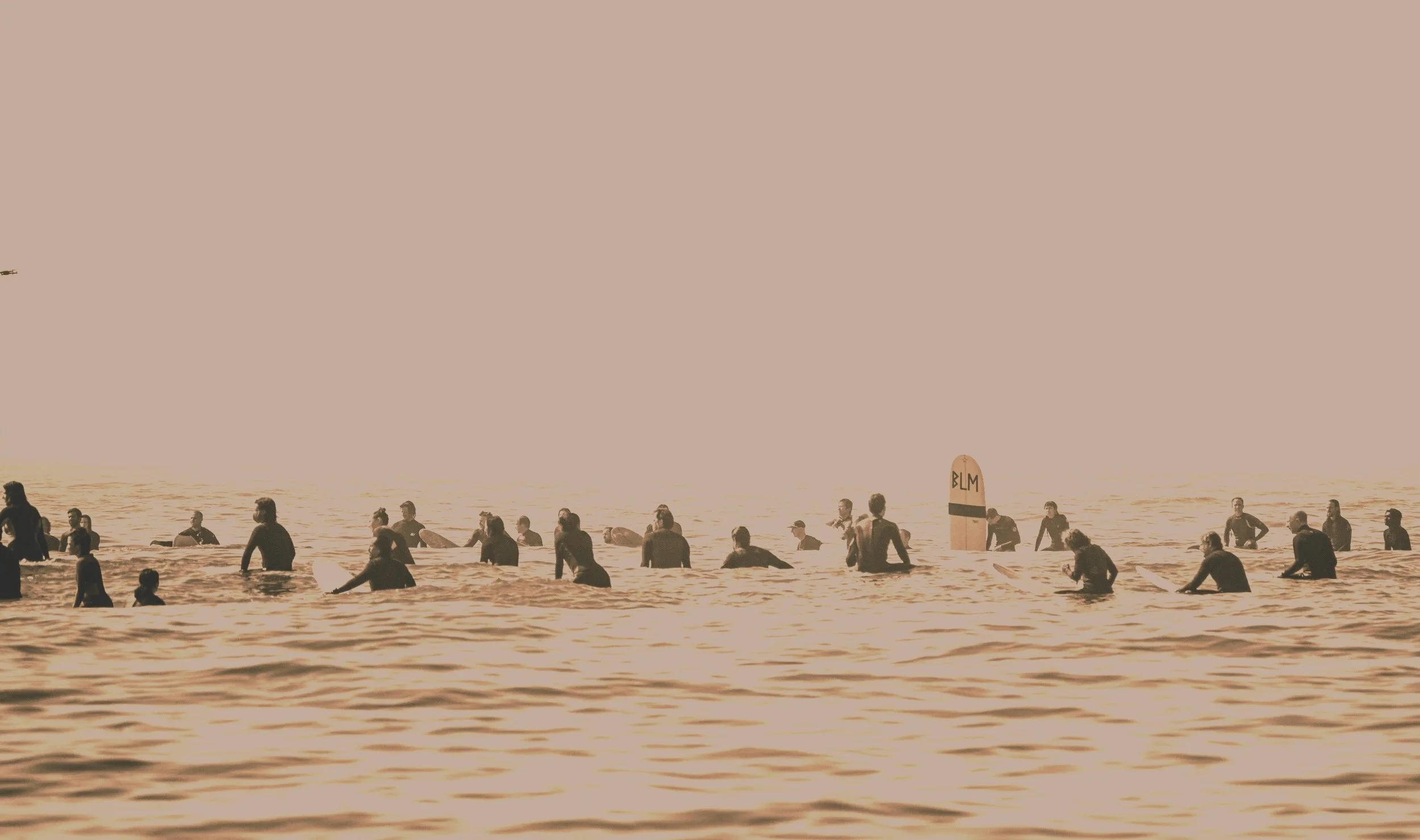 George Floyd Paddle Out In Rockaway Beach, New York