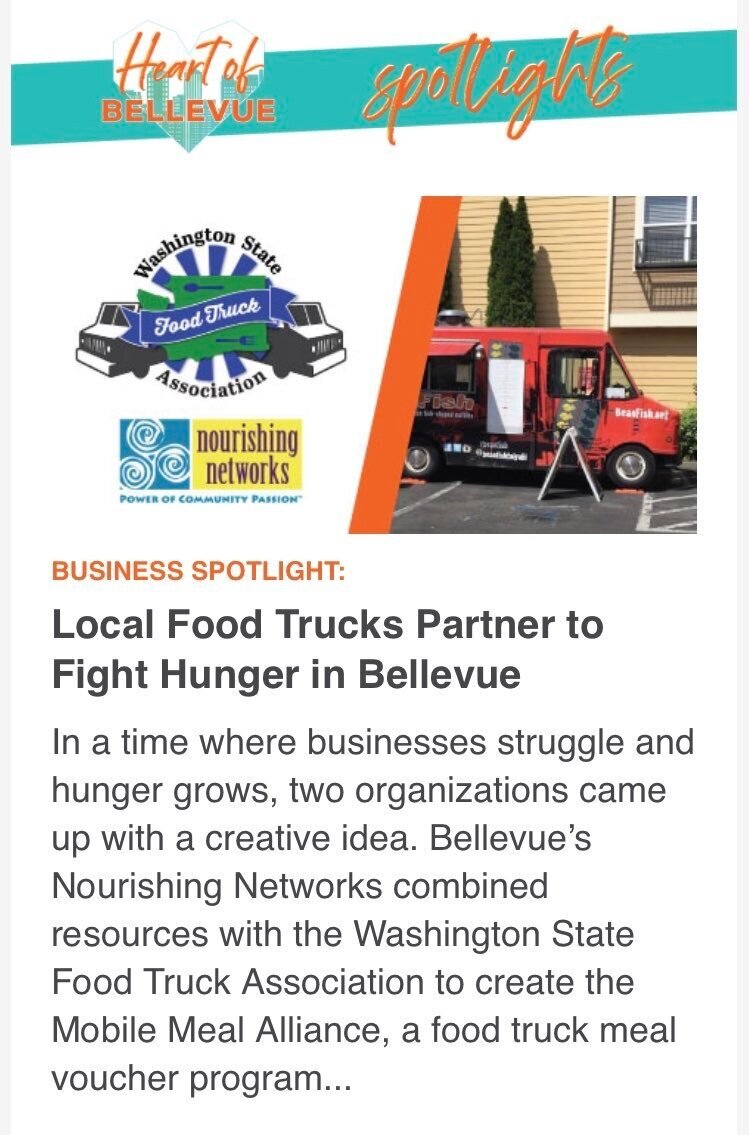  Screen-shot image:  Short article about the Mobile Meal Alliance program.  