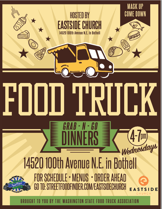  Example of a food truck promotional poster. 