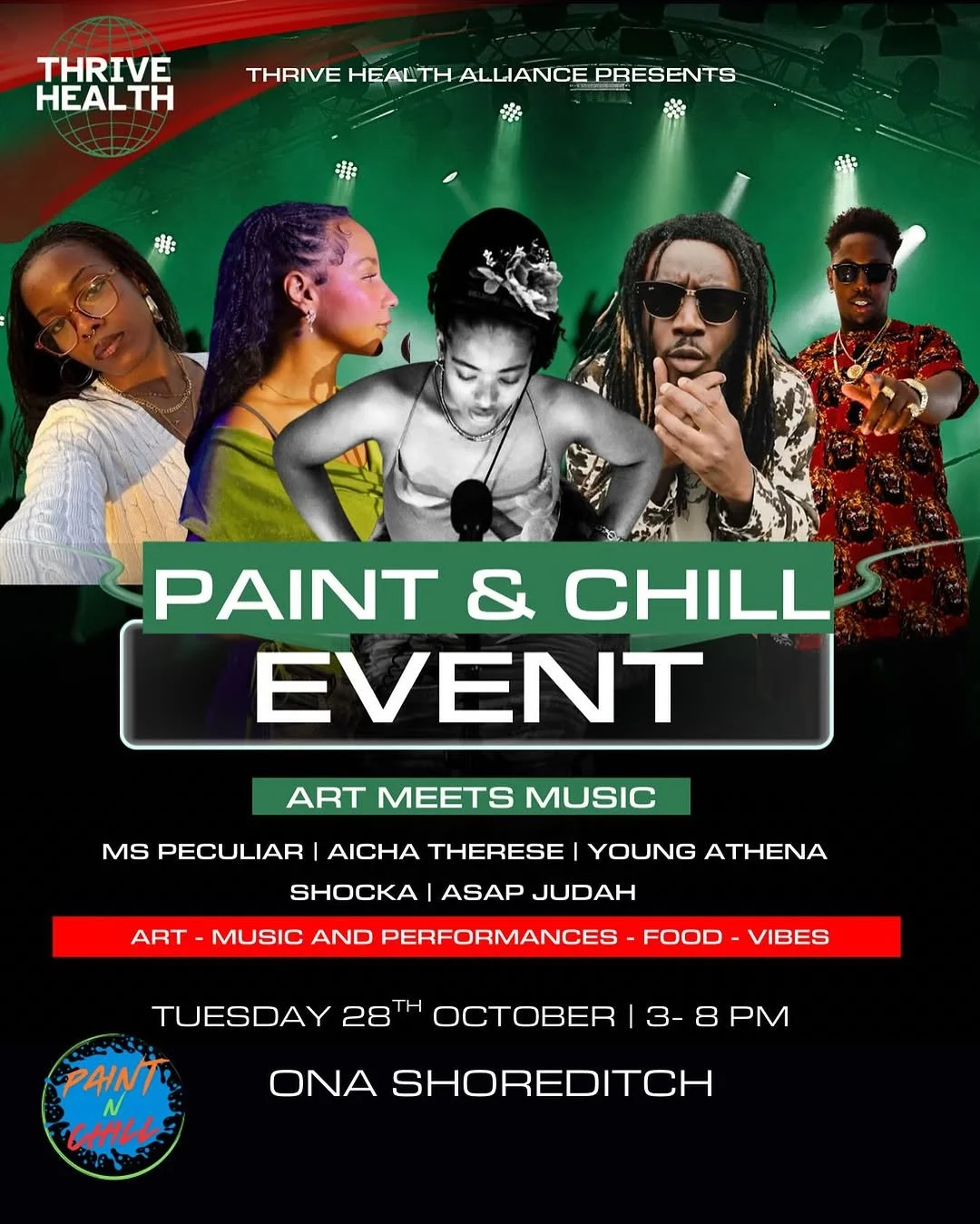 PAINT &amp; CHILL @ONA SHOREDITCH