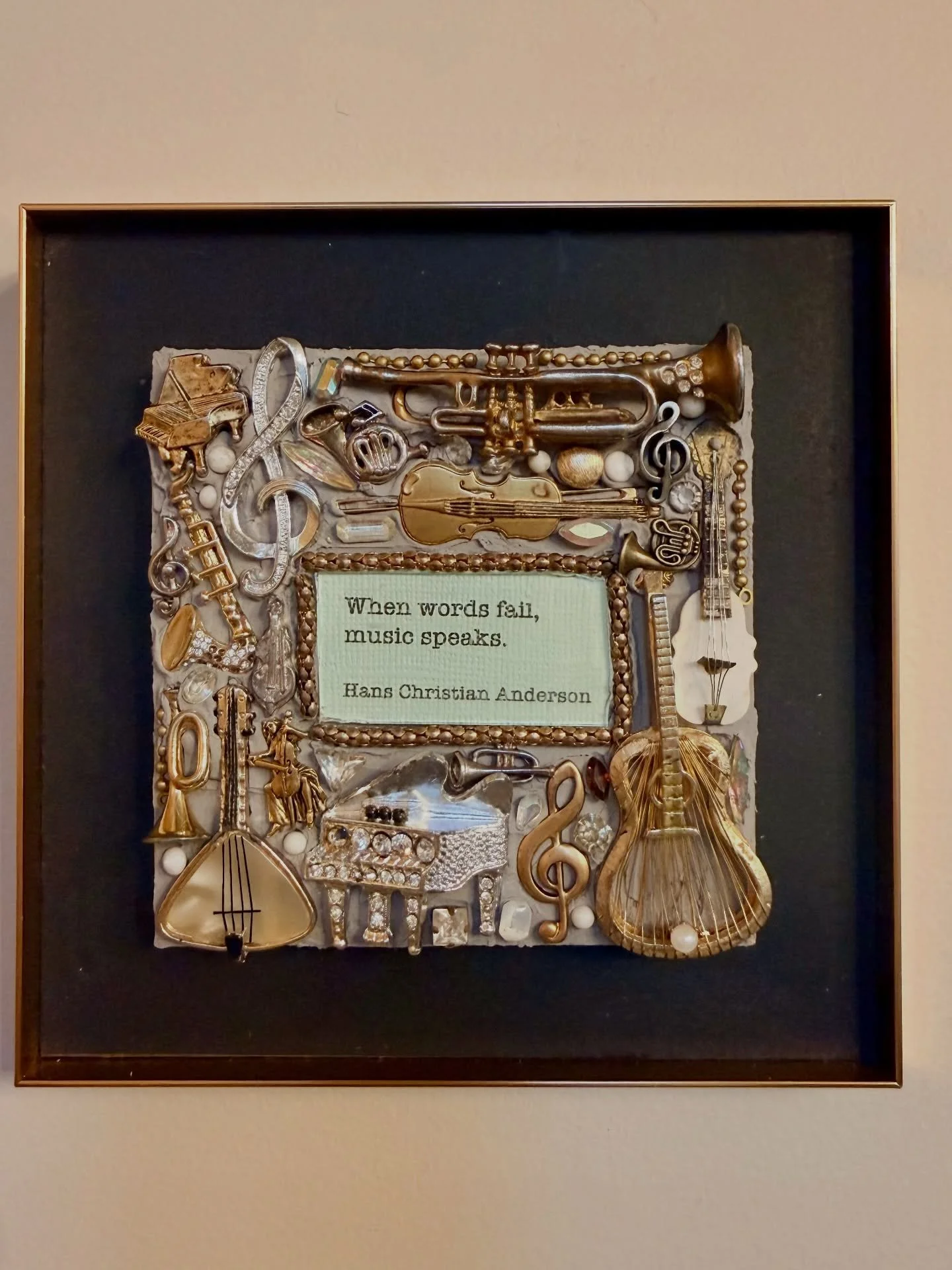 My latest Message Mosaic. We will be making these in tomorrow&rsquo;s workshop here in my studio. I&rsquo;m anxious to see what everyone makes. #mosaicart #mosaicworkshop #ashevillemosaics #debramagermosaics