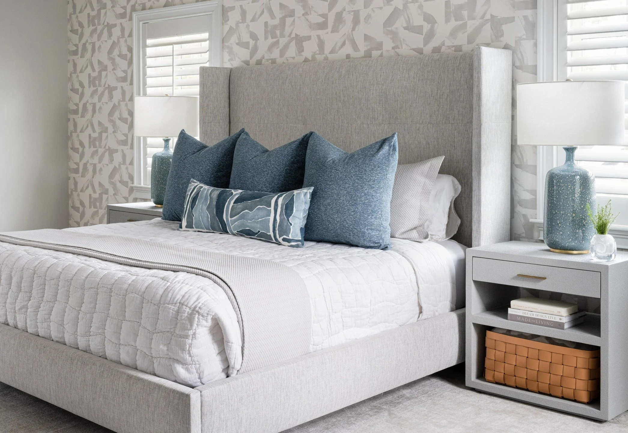 Serene, sophisticated, and thoughtfully designed. At StyleHouse, we create interiors that blend comfort with elevated style&mdash;like this tranquil primary bedroom layered in soft neutrals, textured fabrics, and custom details.

From full-service in