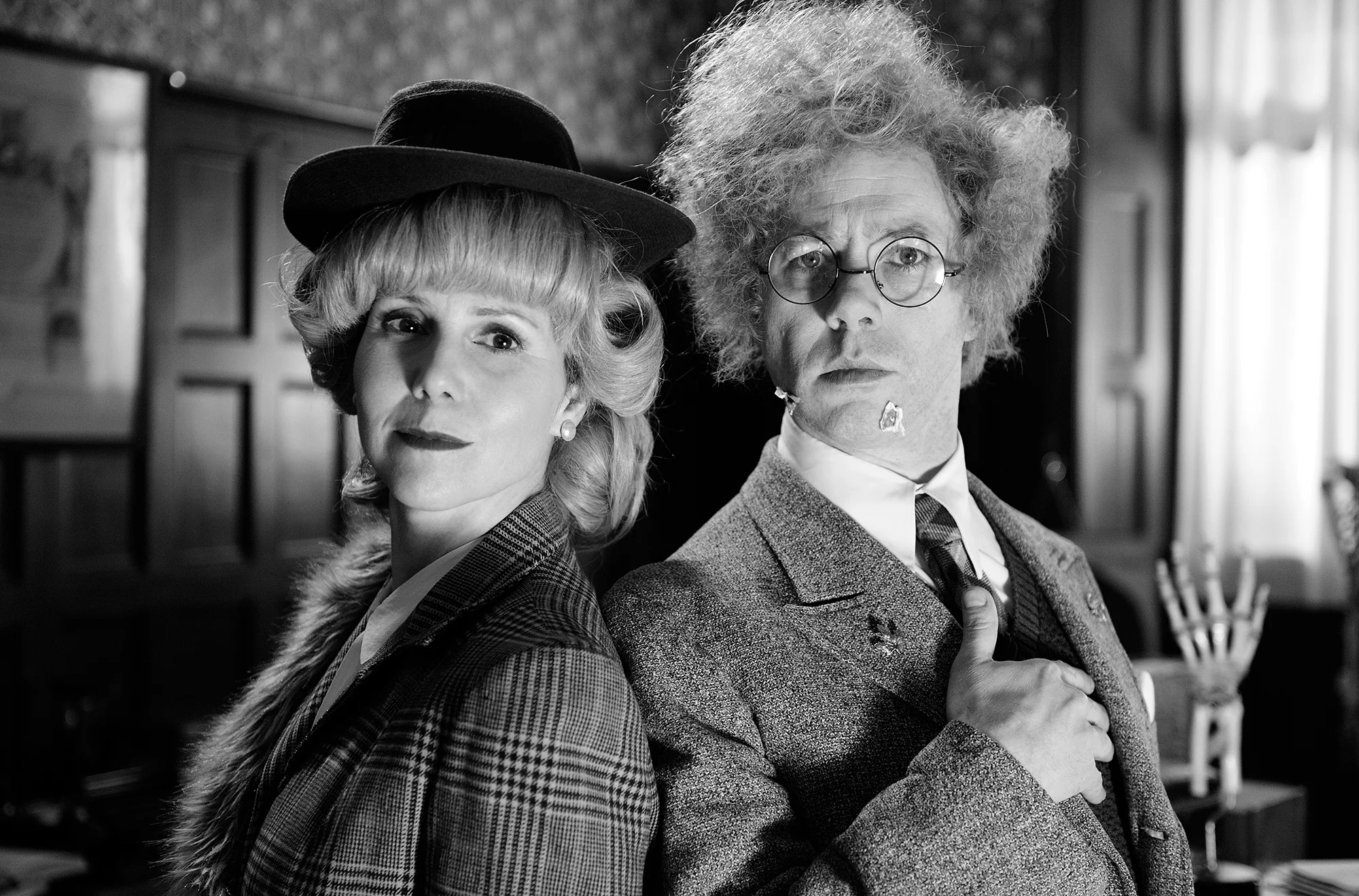 Sally Phillips and Reece Shearsmith