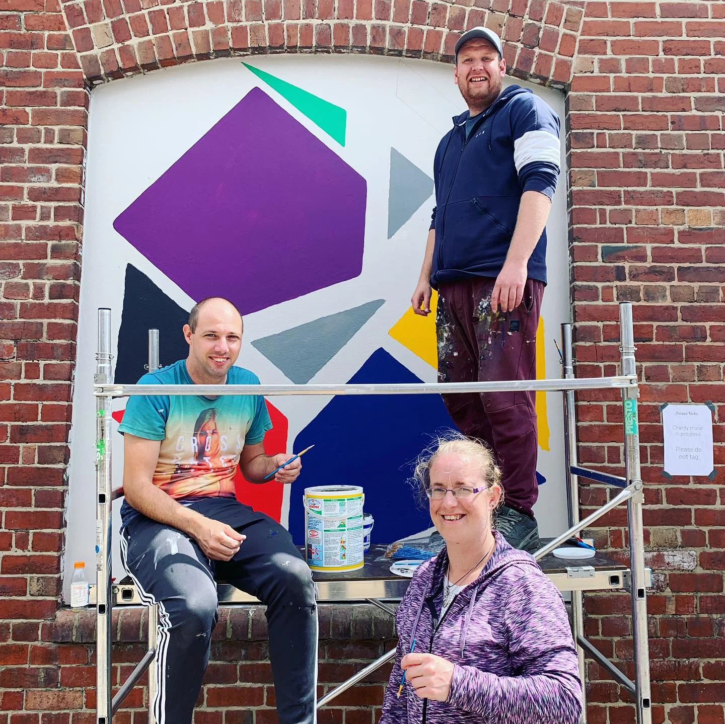 Making the Mural: a splash of colour from ArtWorks