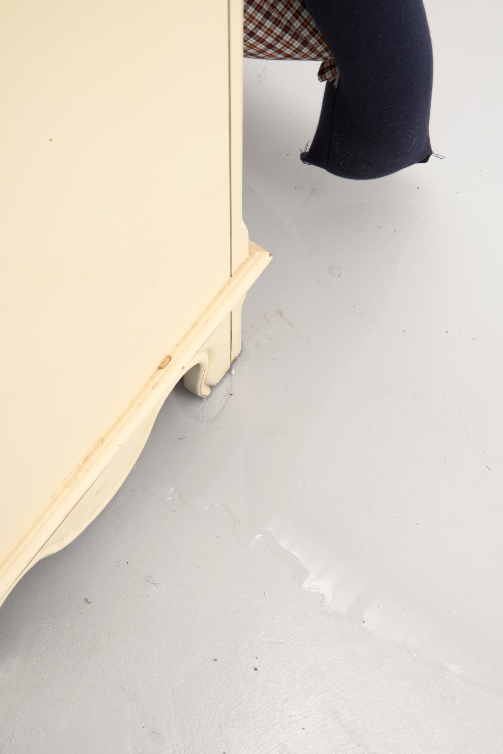 Dip, crash, flat on a chest of drawers partially in water, Alex Farrar, Bloc Projects, 2019, 3.jpg